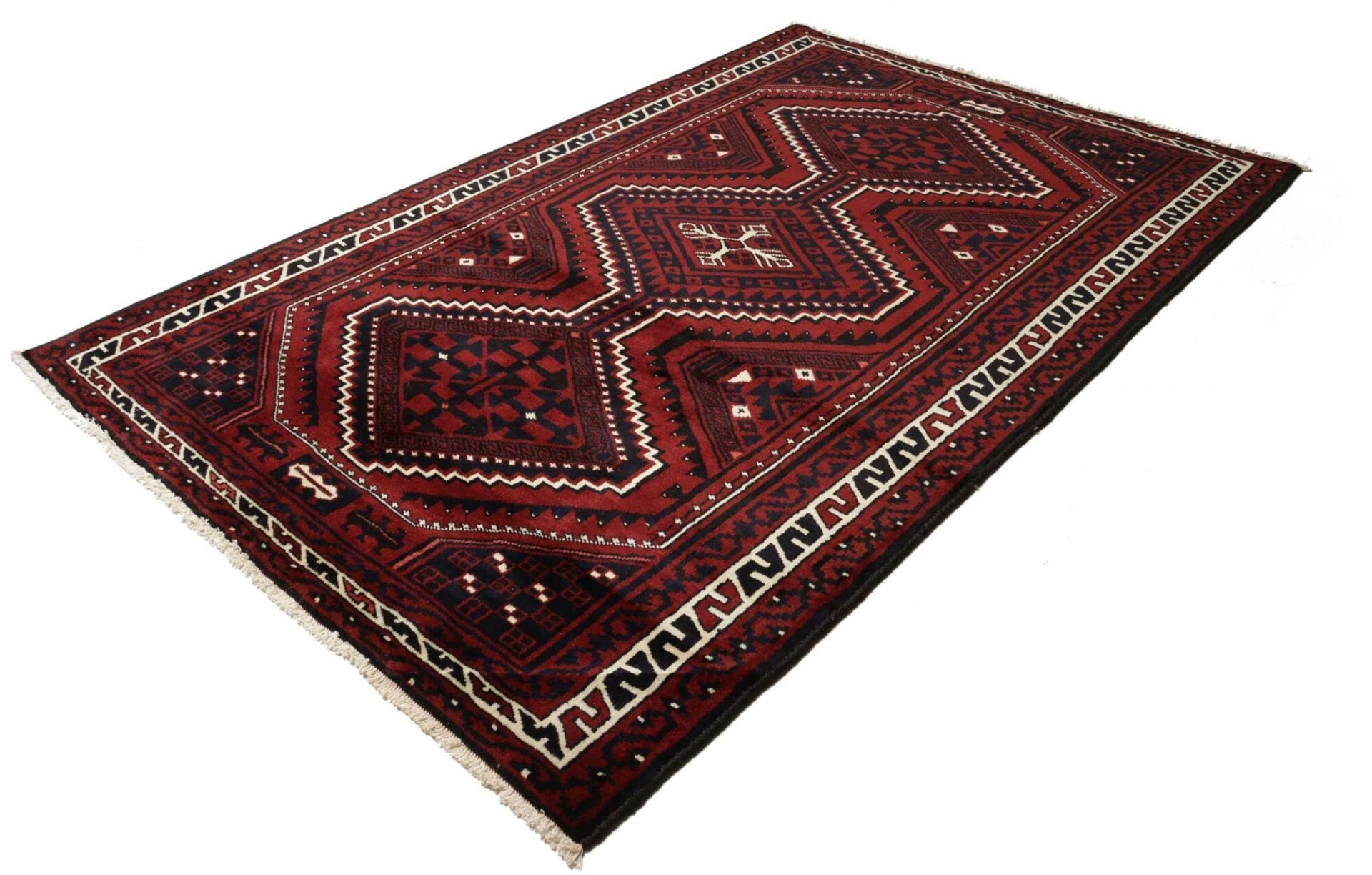 Alternative view of Hand-Knotted Loribaft Persian Rug, 175 × 262 cm, Wool
