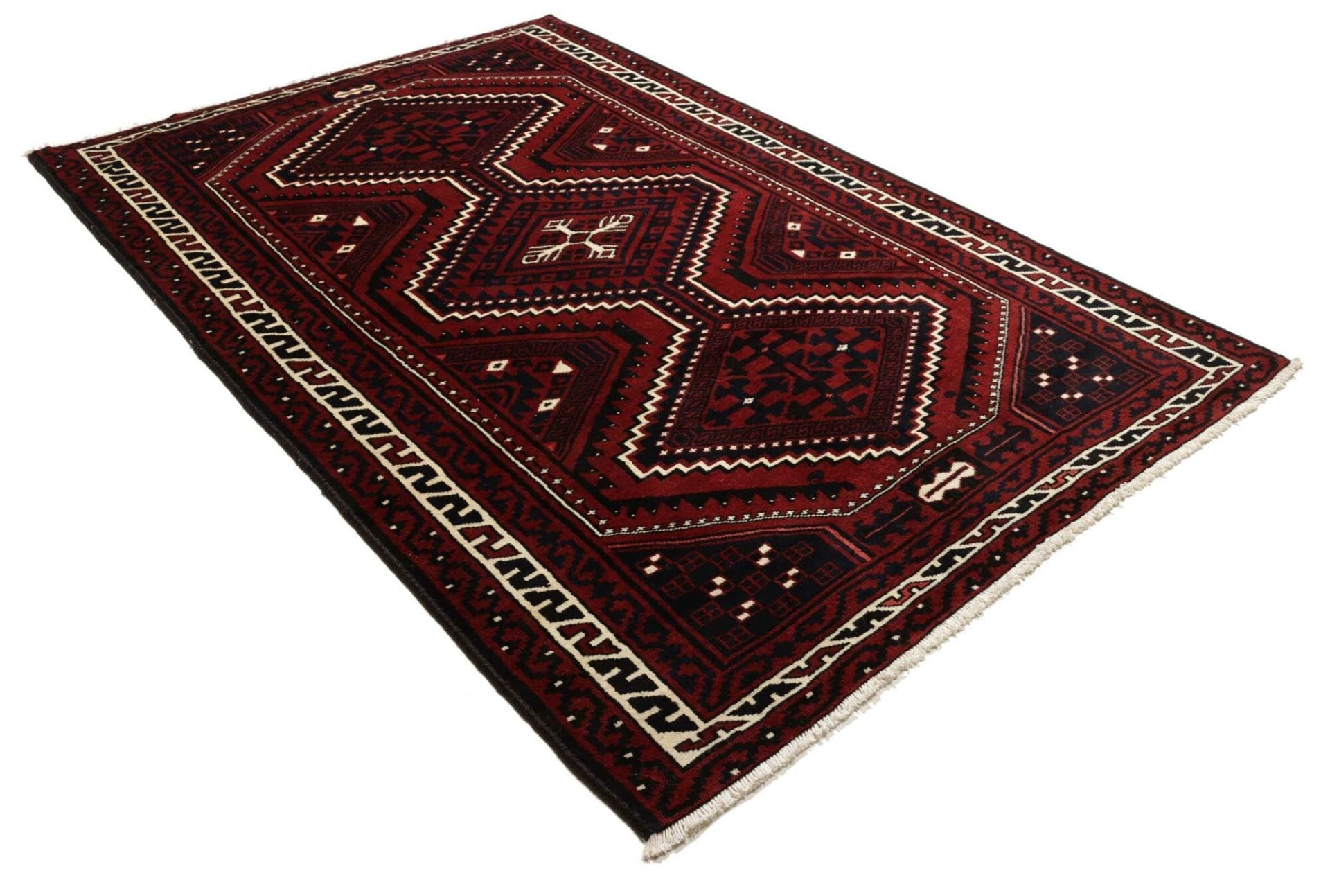 Hand-Knotted Loribaft Persian Rug, 175 × 262 cm, Wool - Image 3