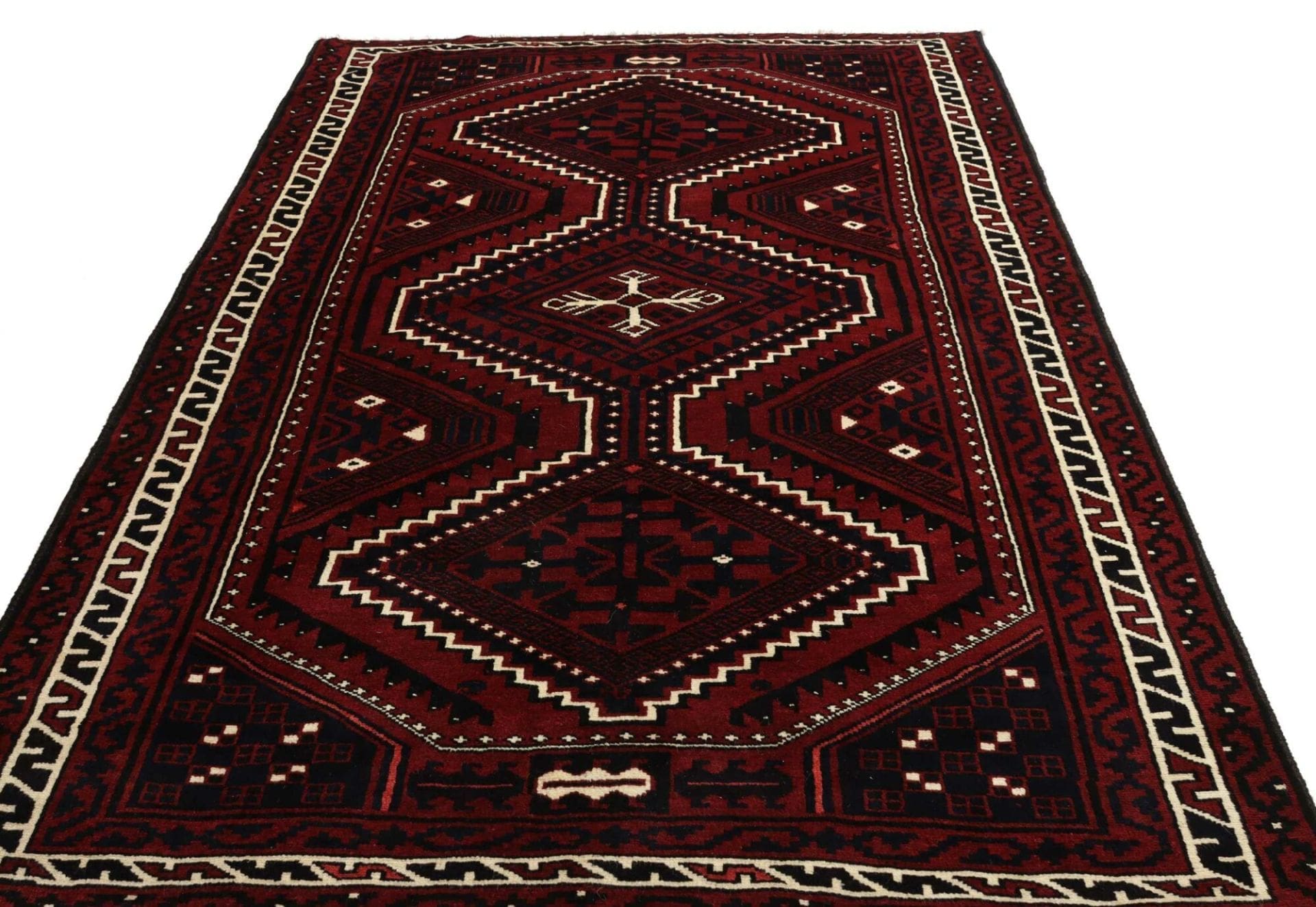 Hand-Knotted Loribaft Persian Rug, 175 × 262 cm, Wool - Image 4