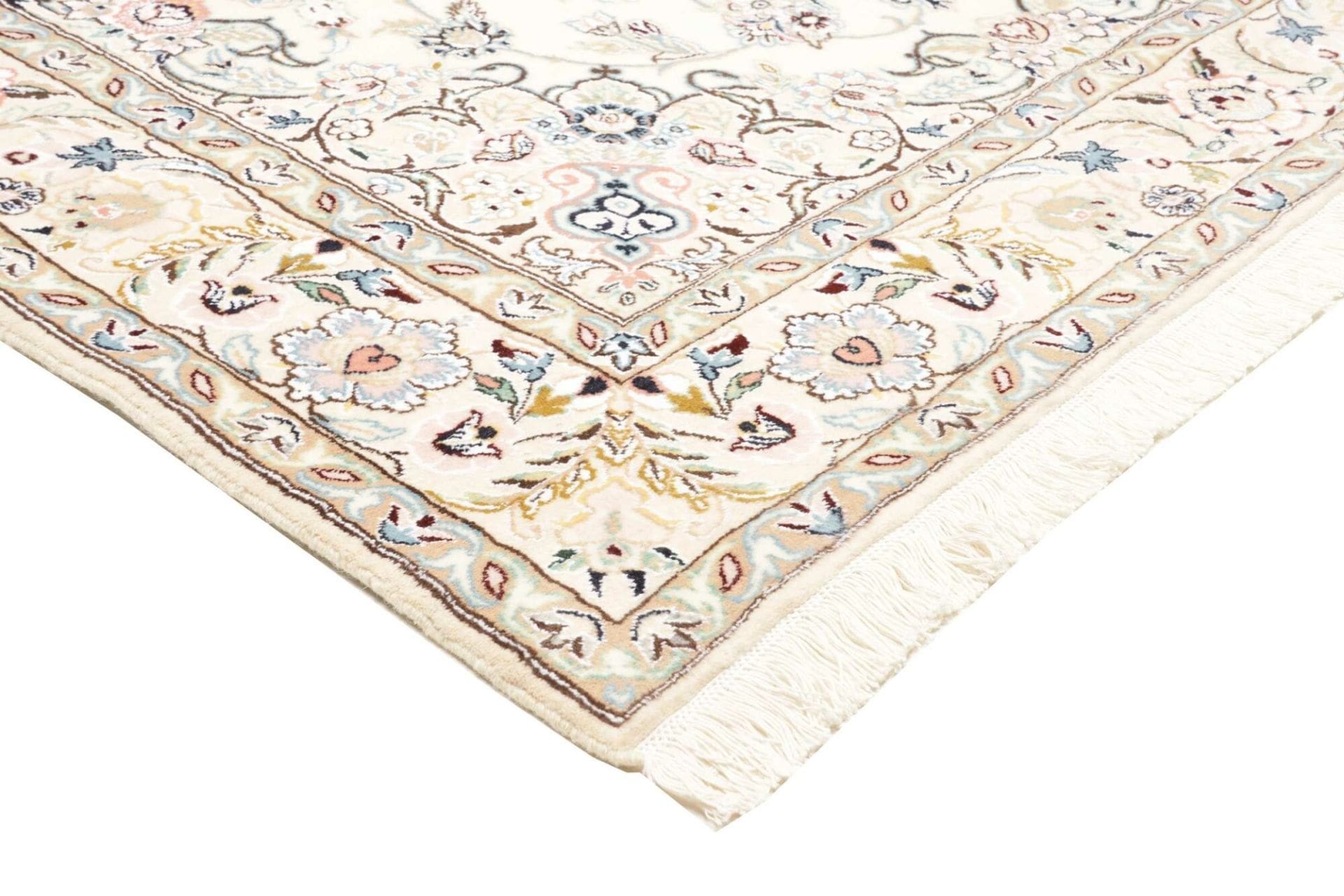 Hand-Knotted Nain Persian Rug, 168 × 255 cm, Wool - Image 5