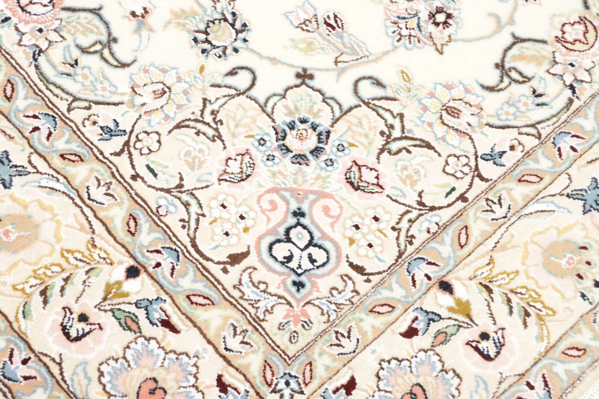 Hand-Knotted Nain Persian Rug, 168 × 255 cm, Wool - Image 6