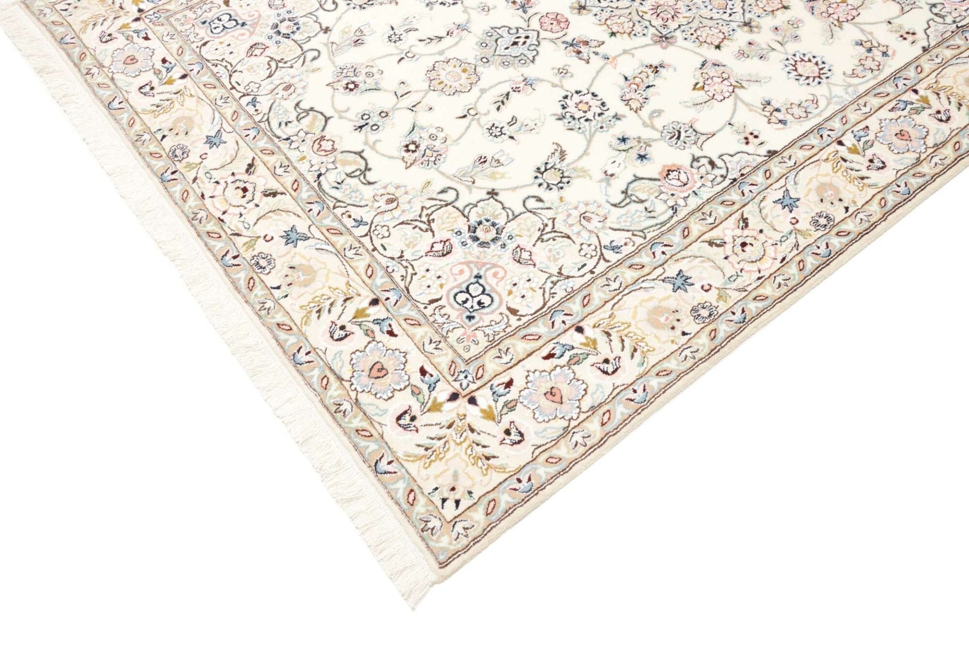 Hand-Knotted Nain Persian Rug, 168 × 255 cm, Wool - Image 7