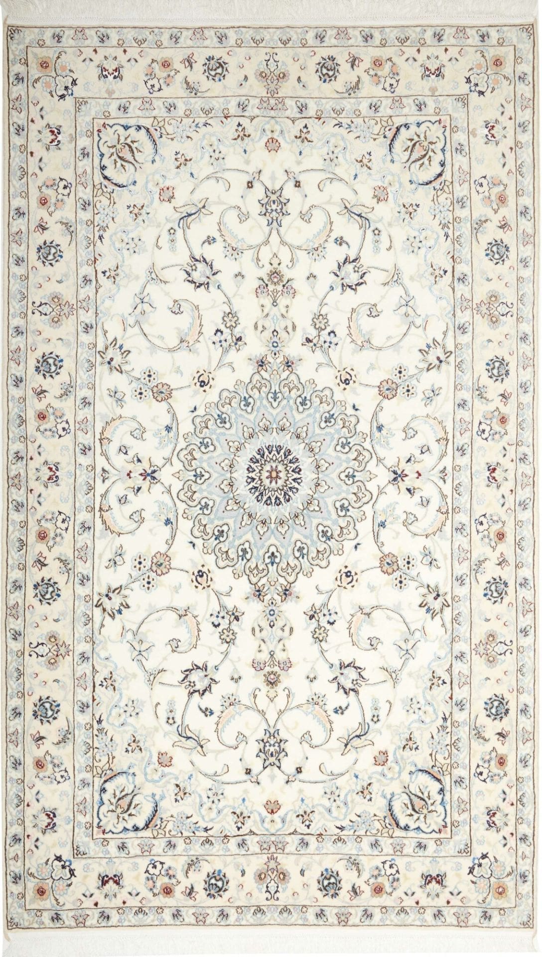 Nain Persian Rug 163 × 270 cm in Wool, hand-knotted