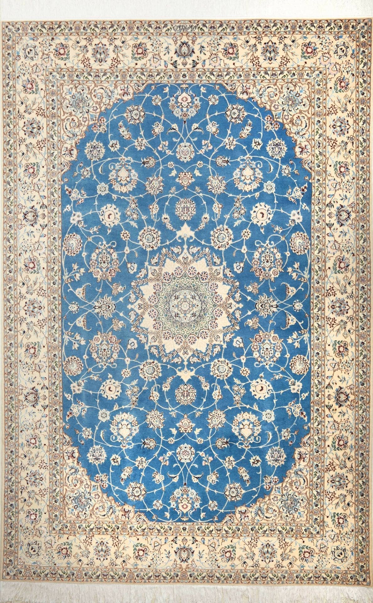 Hand-Knotted Nain Persian Rug, 170 × 255 cm, Wool