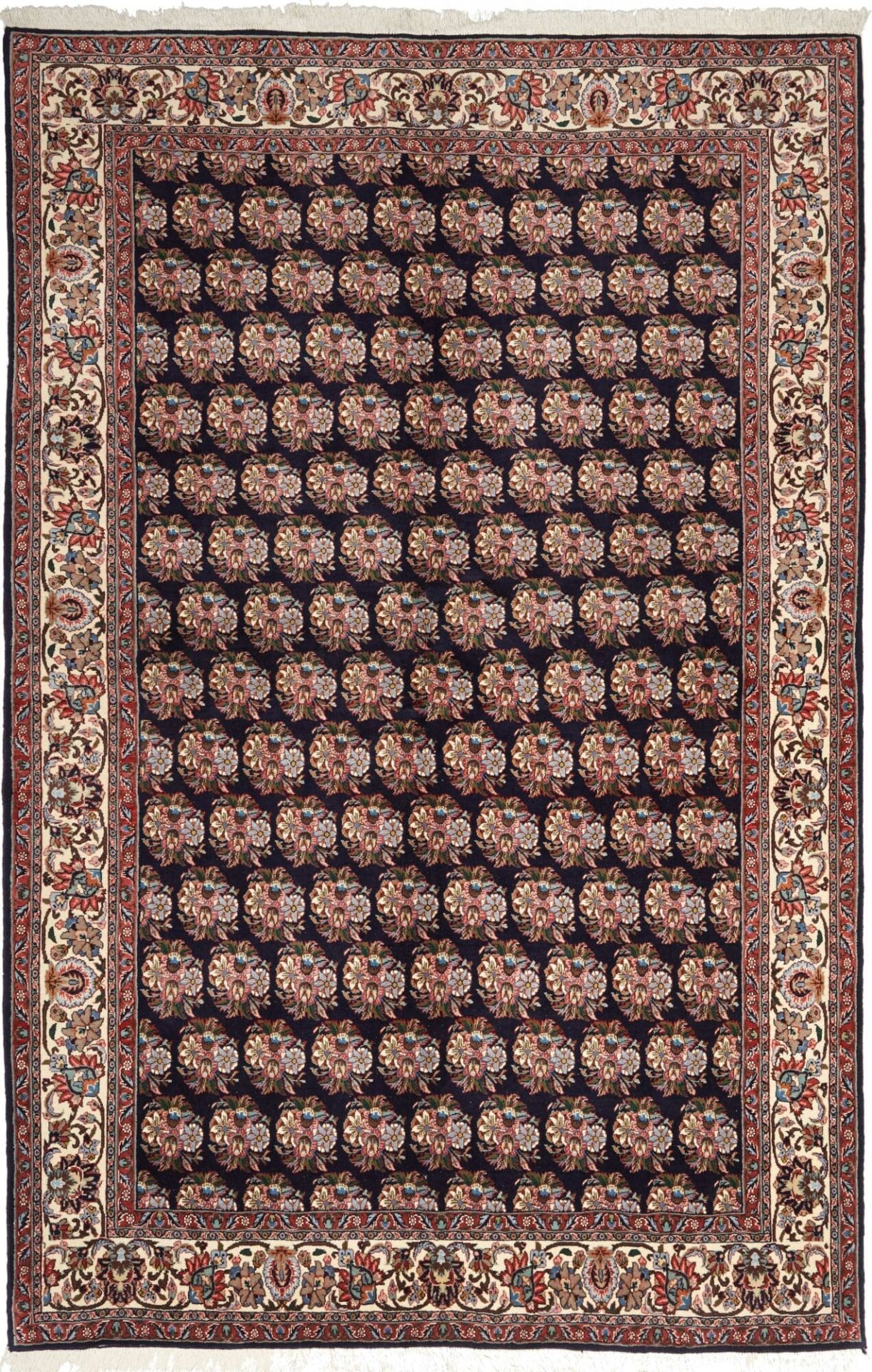 Bijar Persian Rug 159 × 242 cm in Wool, hand-knotted