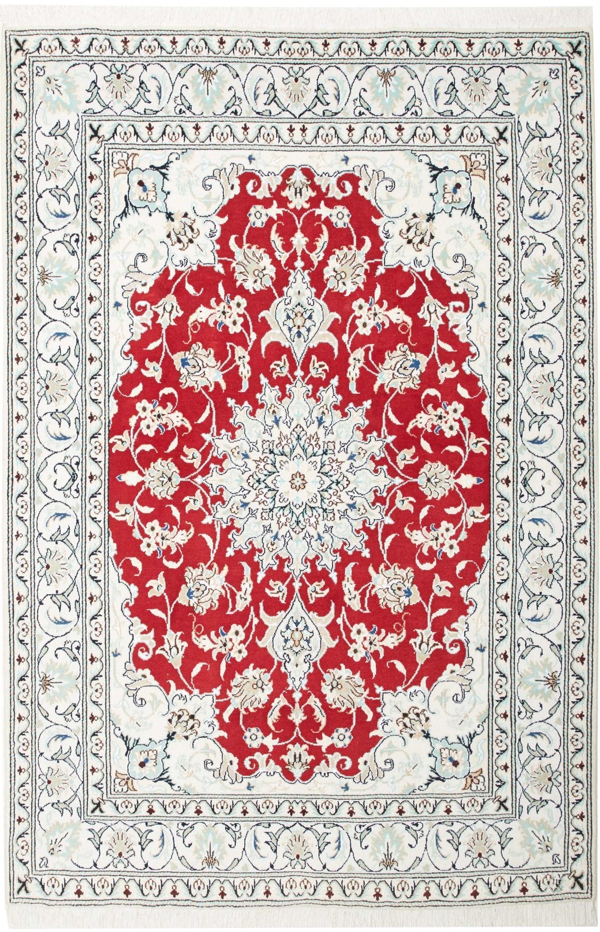 Wool Nain Persian Rug 148 × 220 cm, hand-knotted