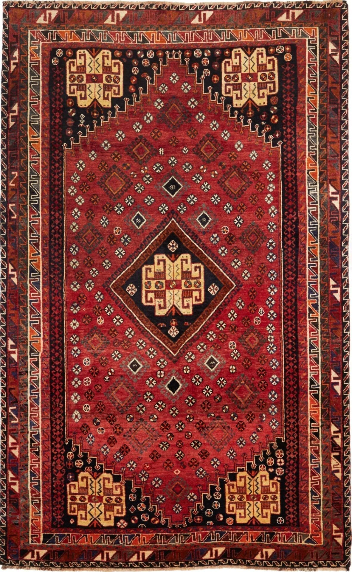Qashqai Persian Rug 163 × 260 cm in Wool, hand-knotted