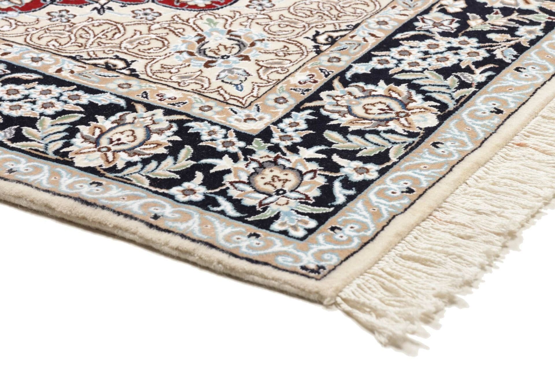 Hand-Knotted Nain Persian Rug, 150 × 246 cm, Wool - Image 5