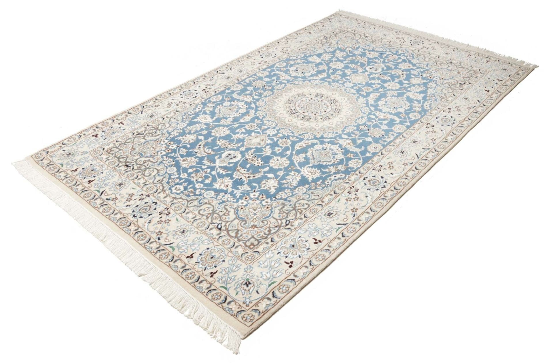 Alternative view of Hand-Knotted Nain Persian Rug, 146 × 238 cm, Wool