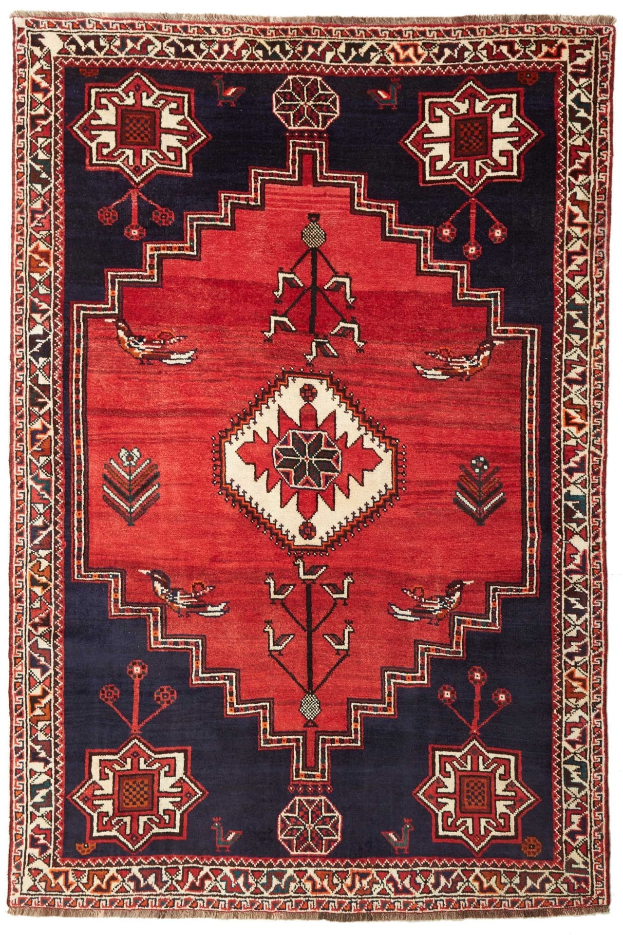 Shiraz Persian Rug 171 × 253 cm in Wool, hand-knotted