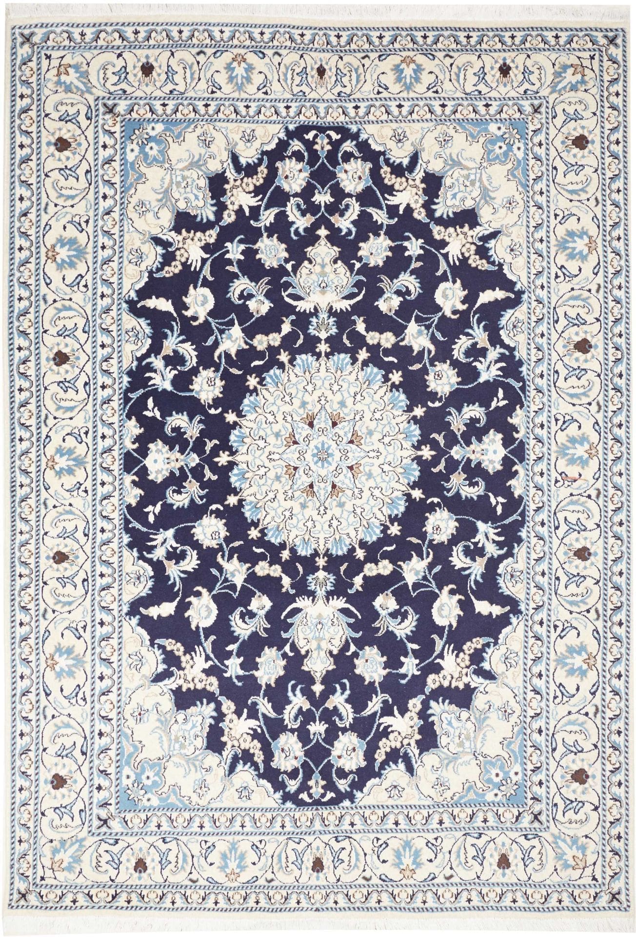 Wool Nain Persian Rug 175 × 250 cm, hand-knotted
