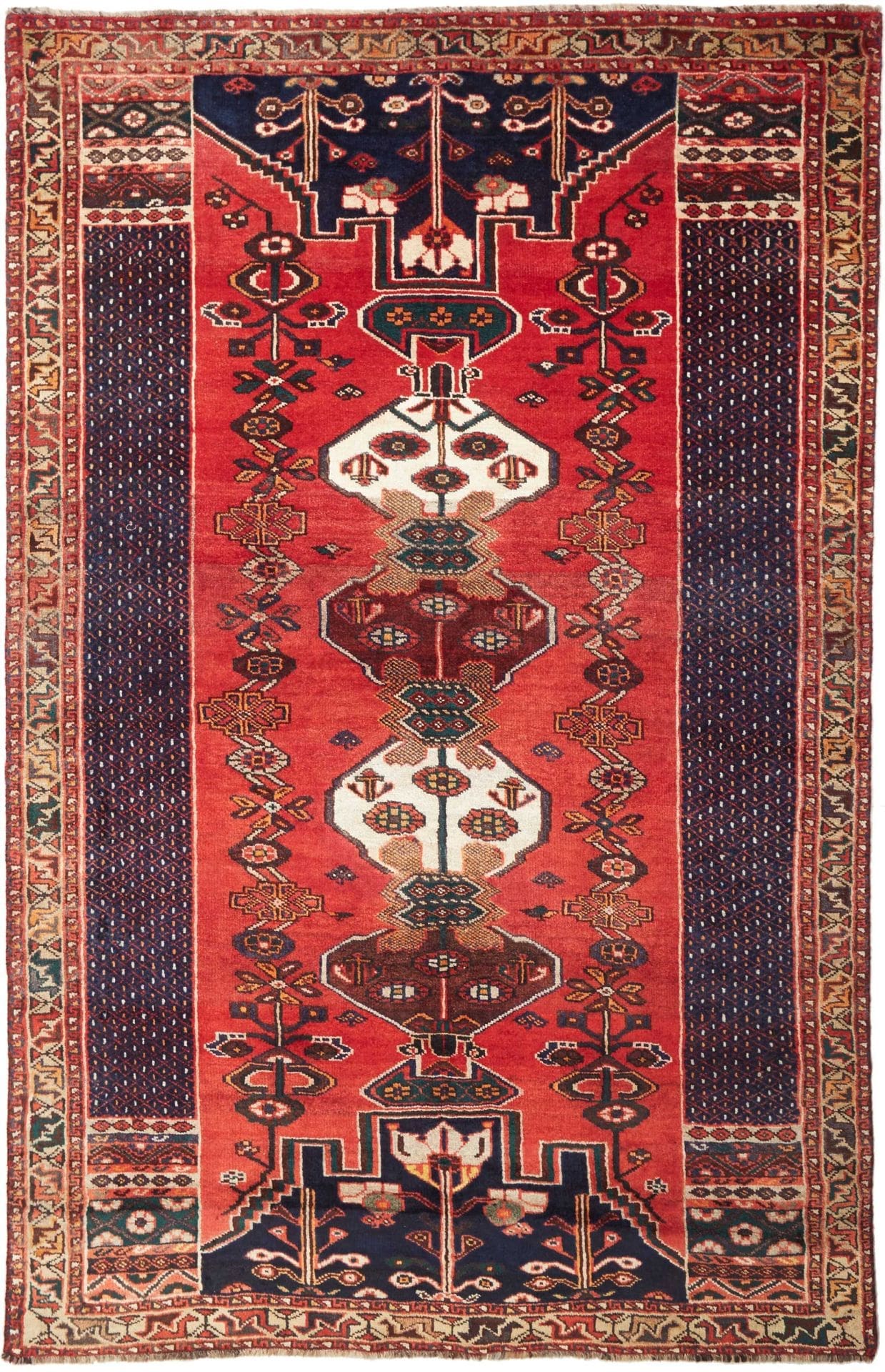 Wool Shiraz Persian Rug 166 × 260 cm, hand-knotted