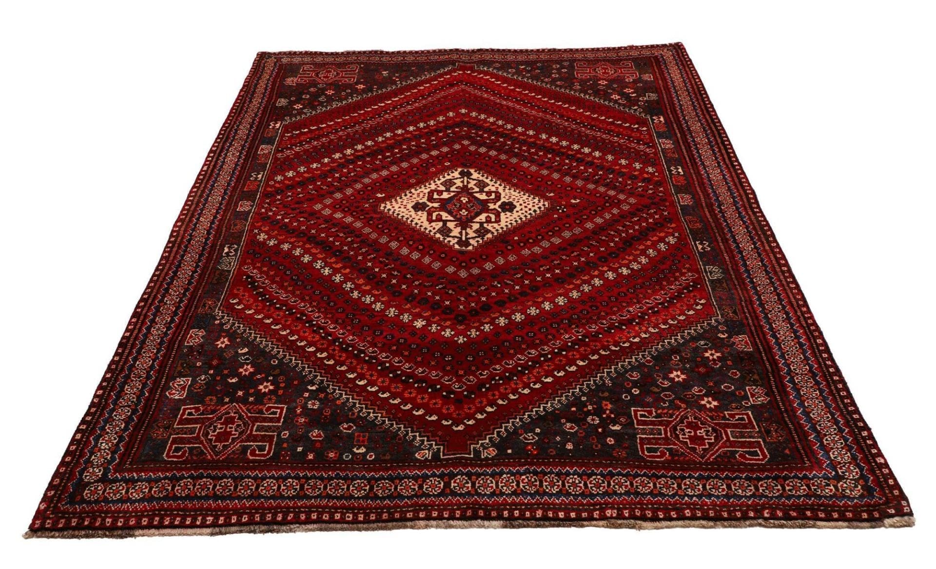 Shiraz Persian Rug 173 × 249 cm in Wool, hand-knotted - Image 4