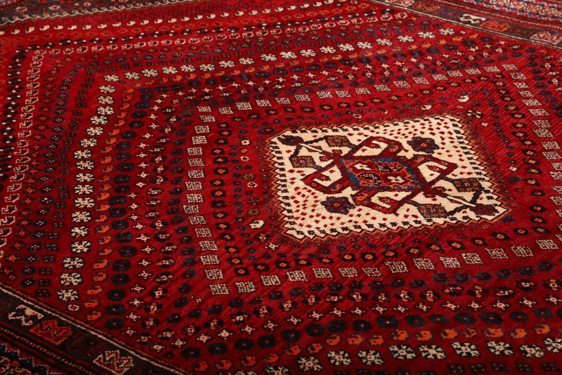Shiraz Persian Rug 173 × 249 cm in Wool, hand-knotted - Image 7