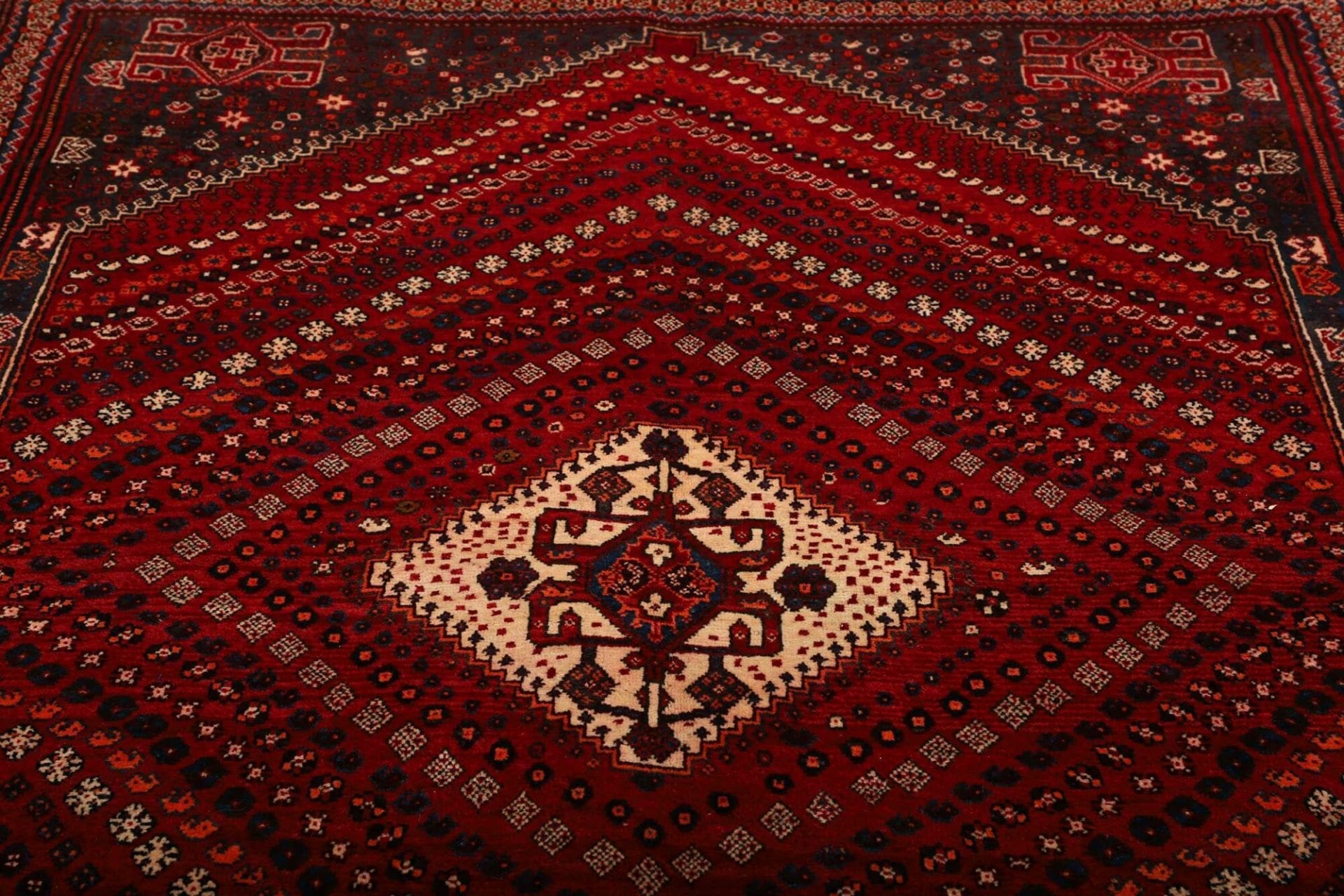 Shiraz Persian Rug 173 × 249 cm in Wool, hand-knotted - Image 8