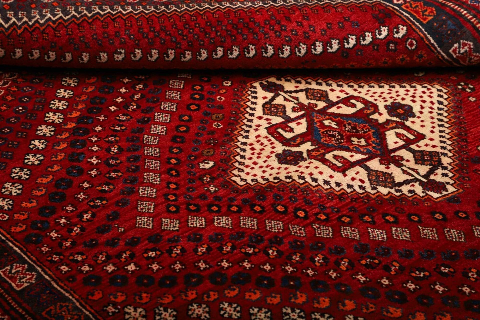 Shiraz Persian Rug 173 × 249 cm in Wool, hand-knotted - Image 10