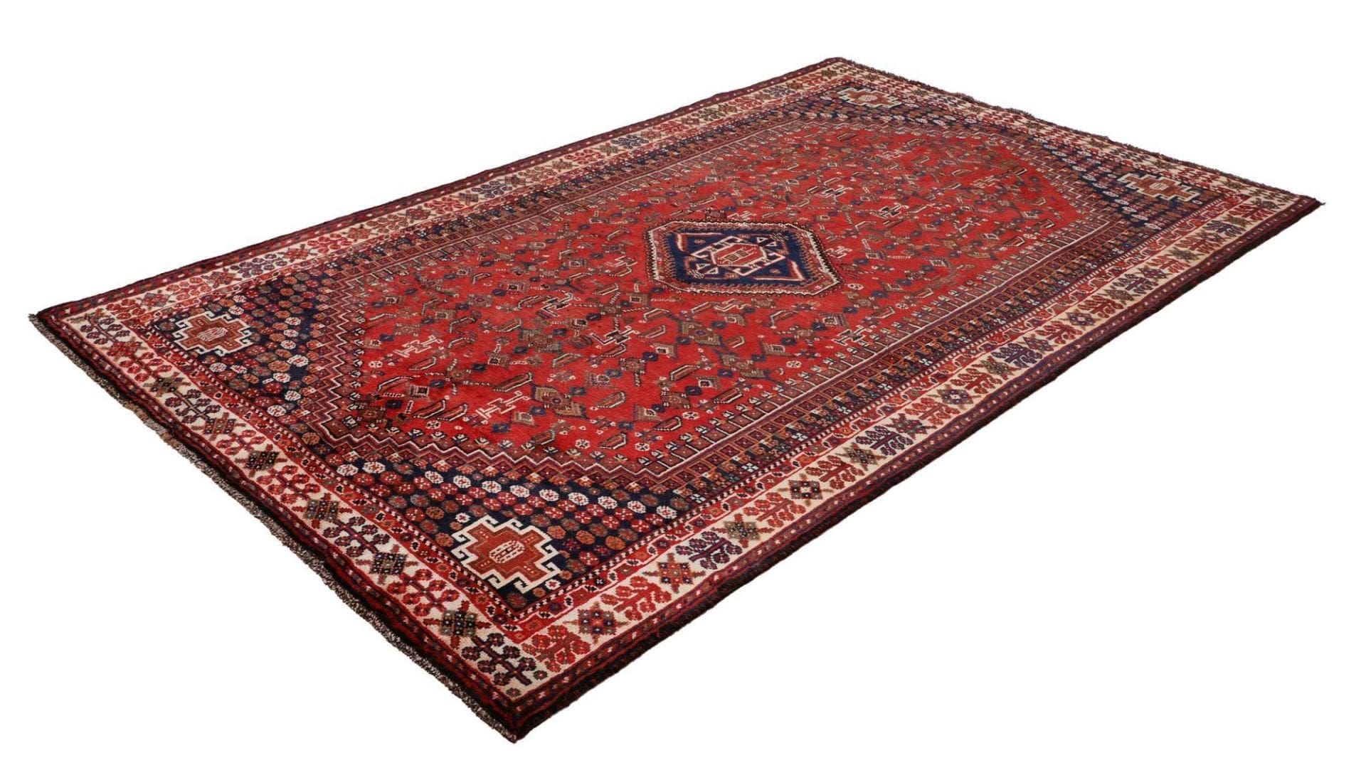Alternative view of Wool Shiraz Persian Rug 163 × 260 cm, hand-knotted