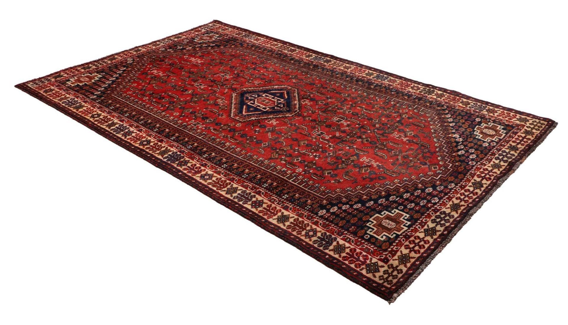 Wool Shiraz Persian Rug 163 × 260 cm, hand-knotted - Image 3