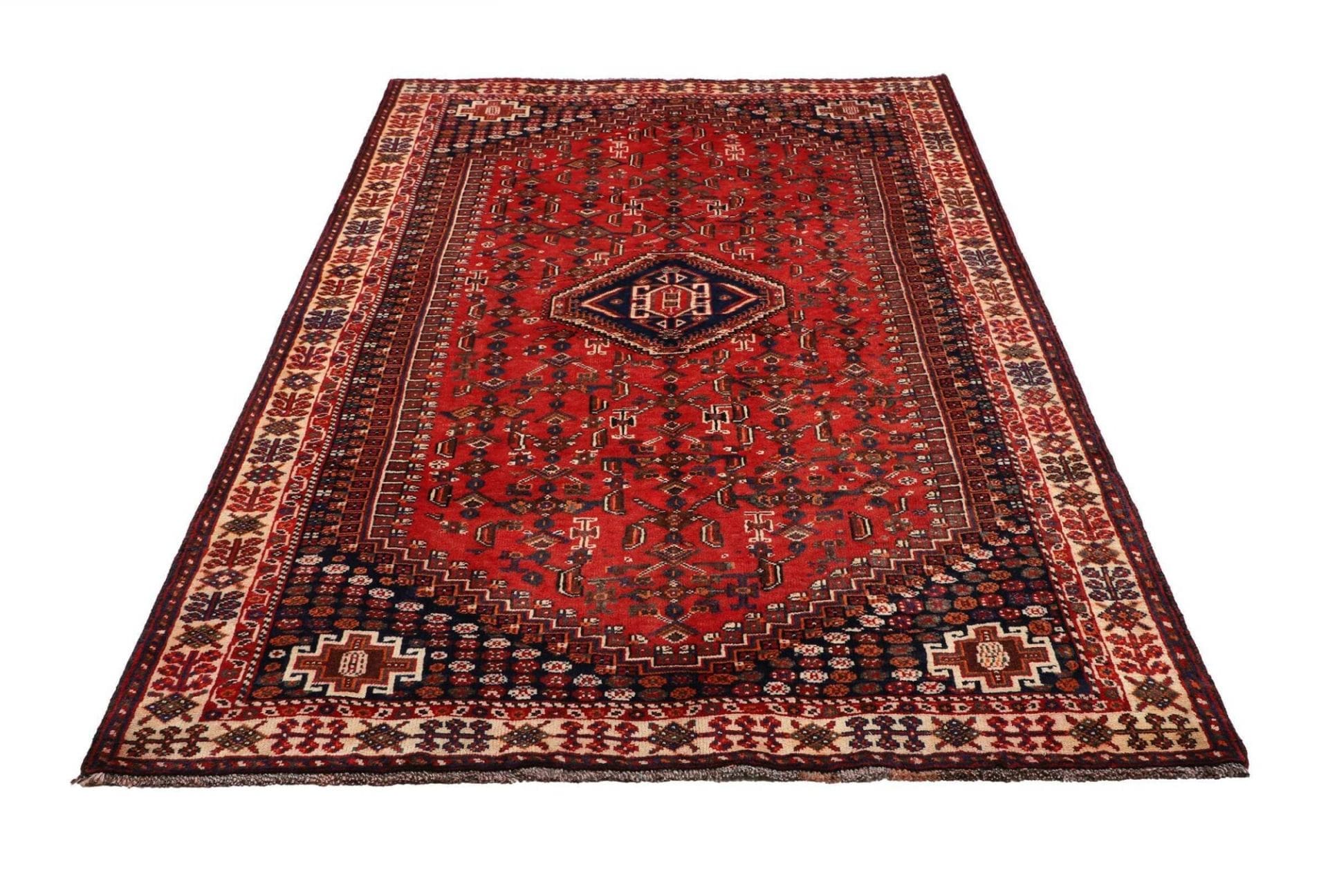 Wool Shiraz Persian Rug 163 × 260 cm, hand-knotted - Image 4