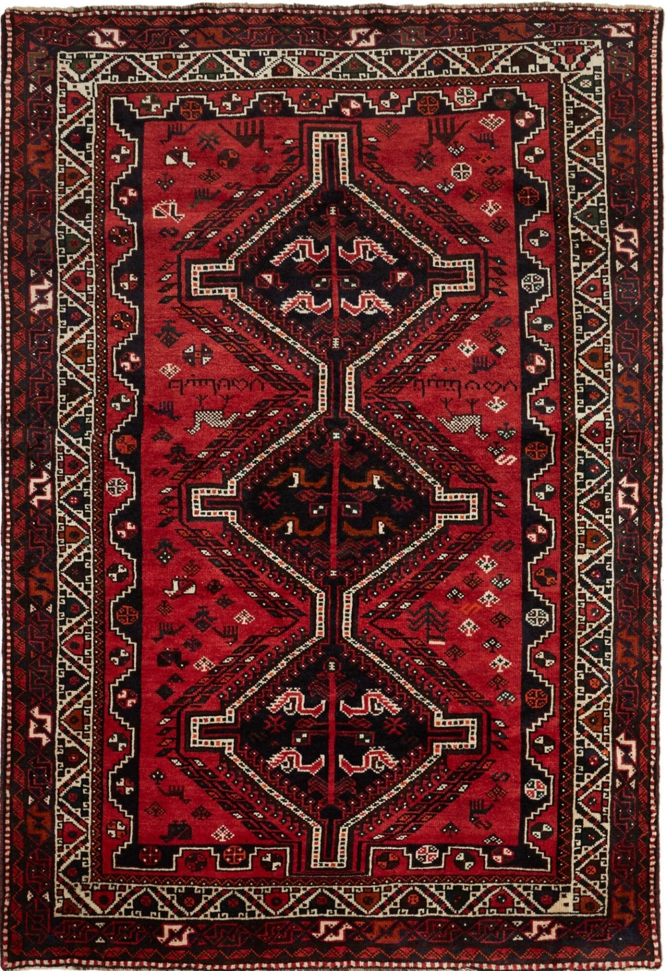 Shiraz Persian Rug 174 × 251 cm in Wool, hand-knotted