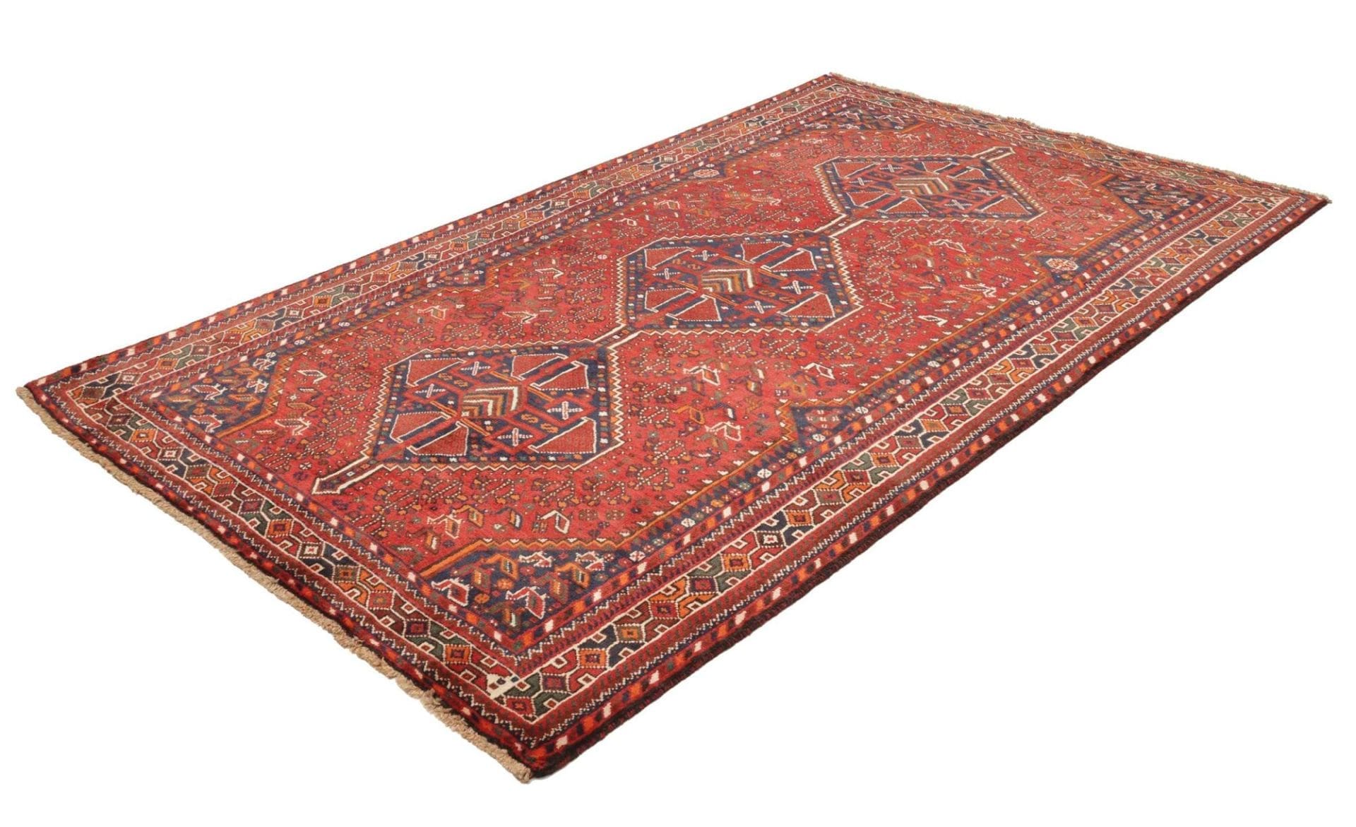 Alternative view of Wool Qashqai Persian Rug 158 × 259 cm, hand-knotted