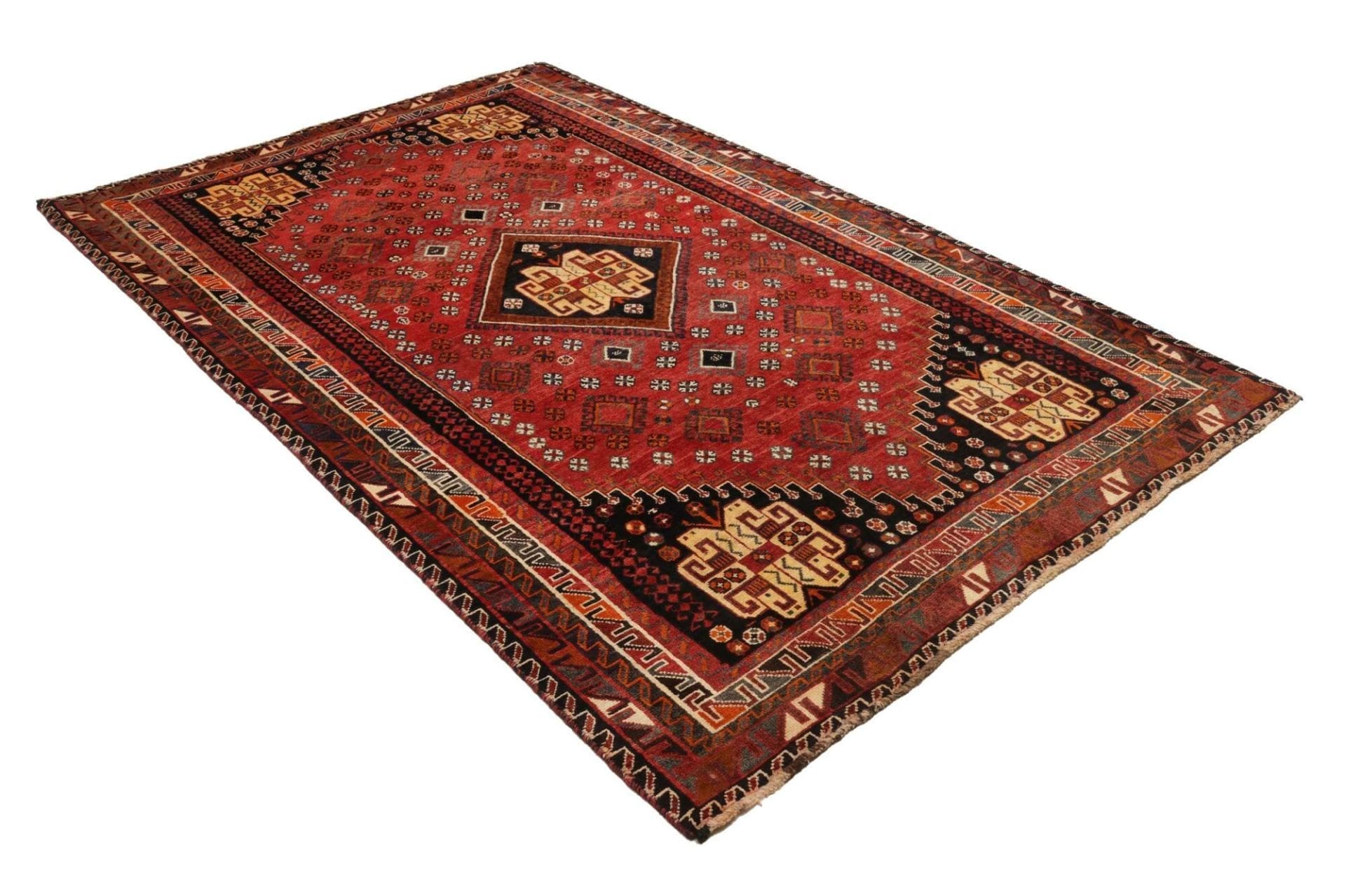 Qashqai Persian Rug 163 × 260 cm in Wool, hand-knotted - Image 3