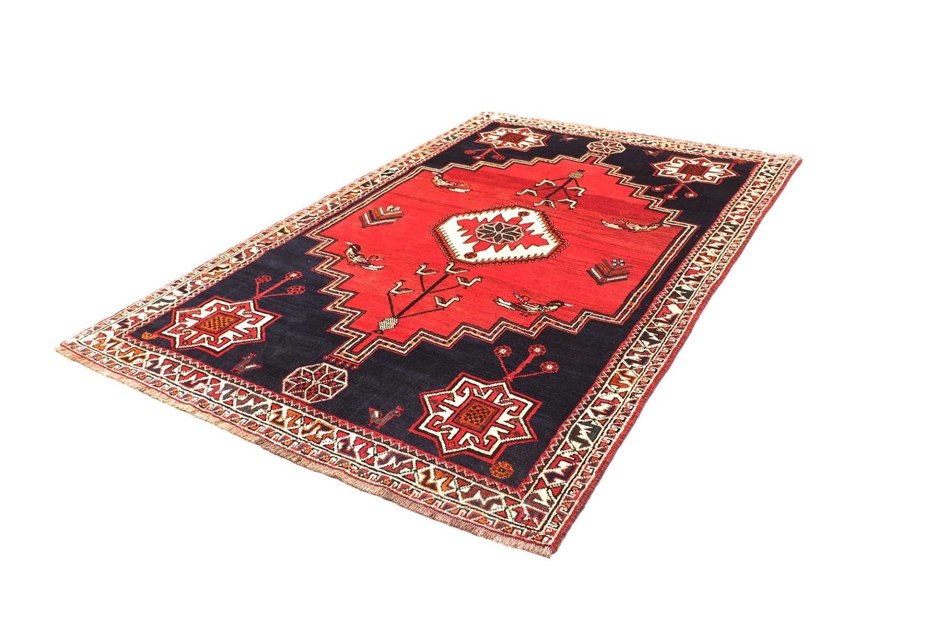 Alternative view of Shiraz Persian Rug 171 × 253 cm in Wool, hand-knotted
