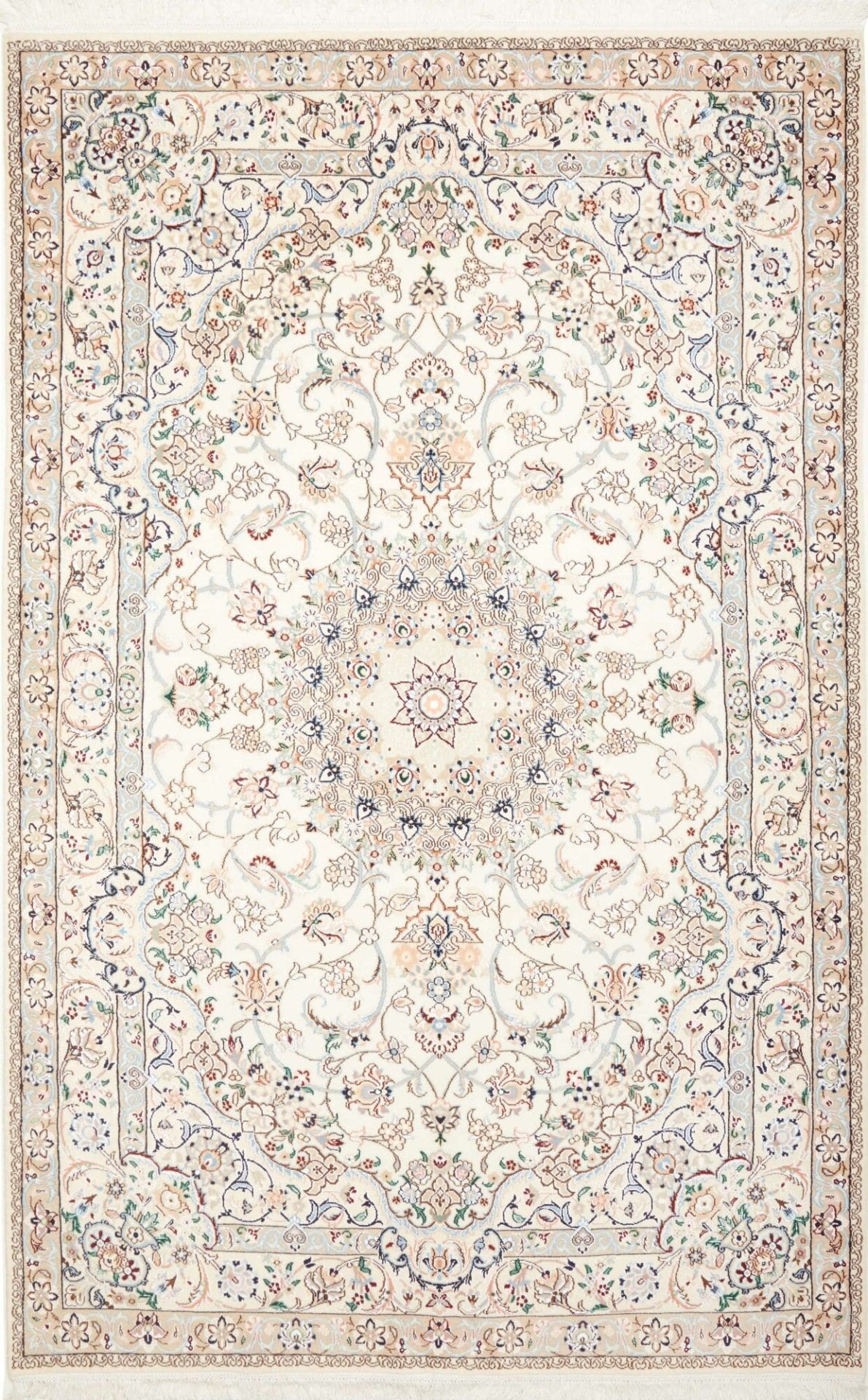 Nain Persian Rug 167 × 262 cm in Wool, hand-knotted
