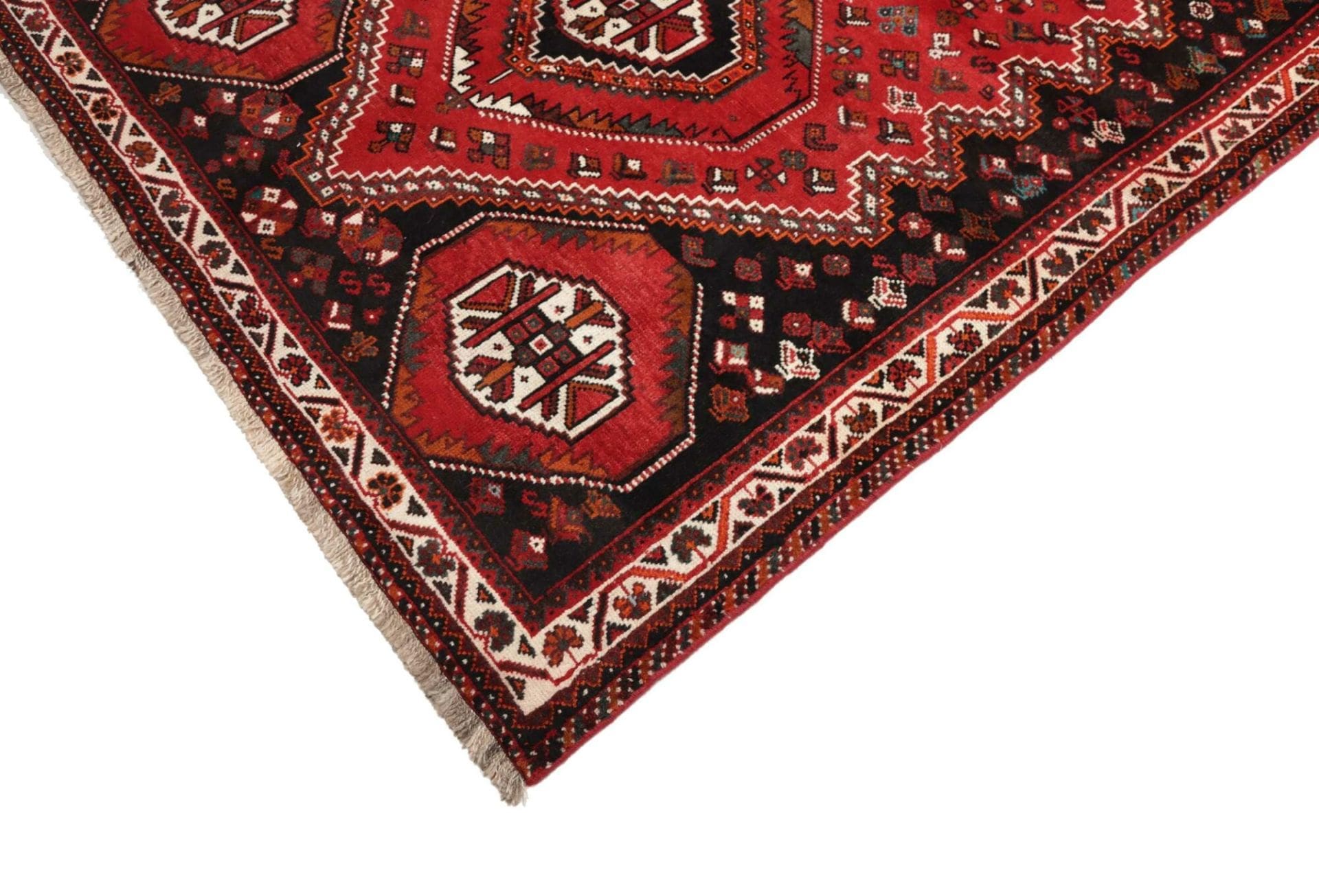 Shiraz Persian Rug 175 × 260 cm in Wool, hand-knotted - Image 7
