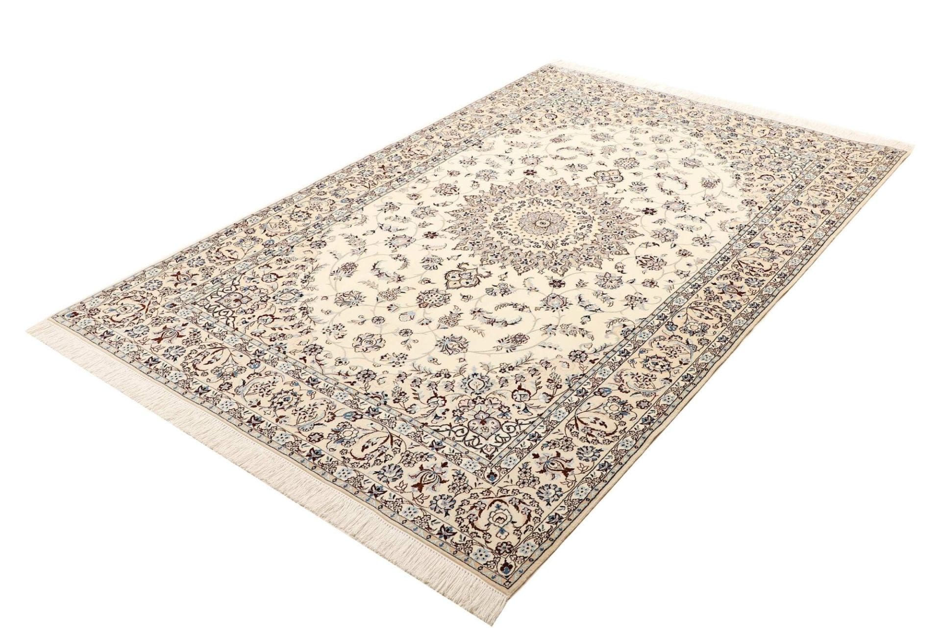 Alternative view of Nain Persian Rug 144 × 214 cm in Wool, hand-knotted