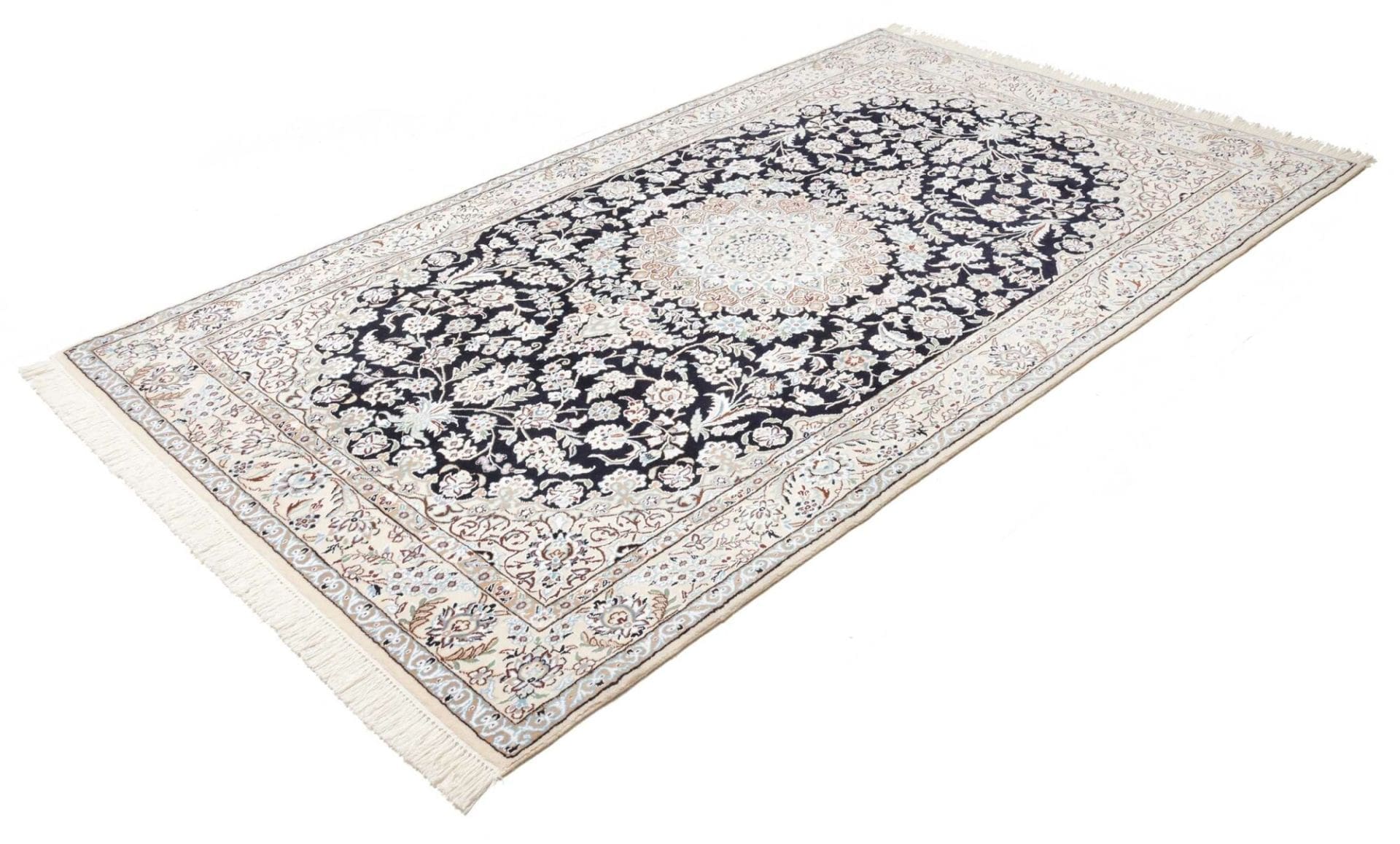 Alternative view of Wool Nain Persian Rug 146 × 247 cm, hand-knotted