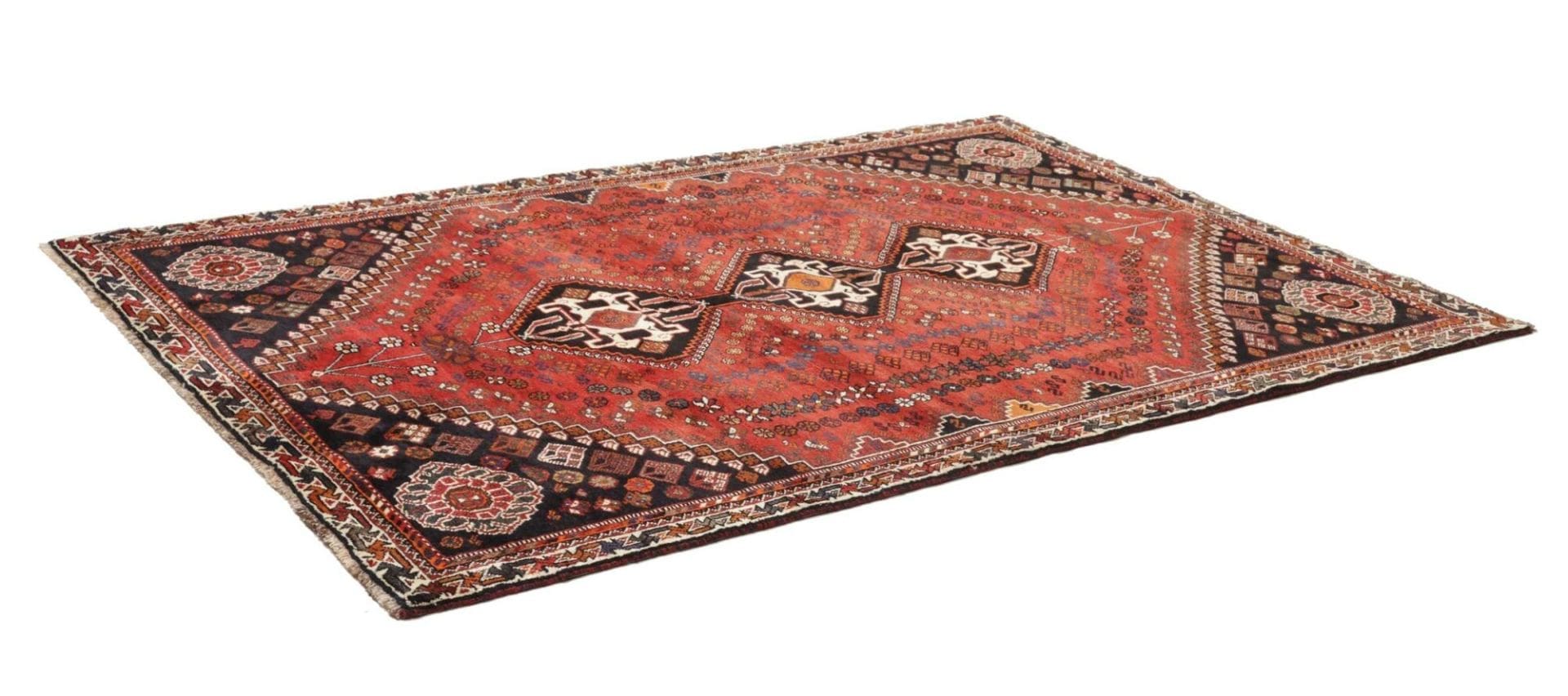 Alternative view of Wool Shiraz Persian Rug 175 × 267 cm, hand-knotted