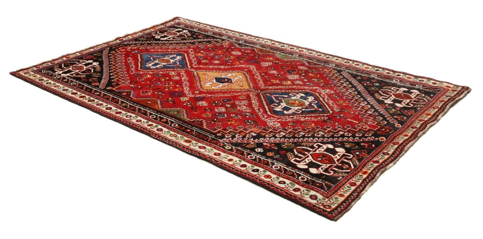 Qashqai Persian Rug 165 × 218 cm in Wool, hand-knotted - Image 3