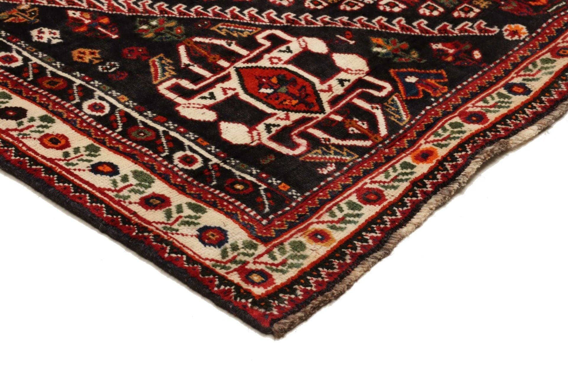 Qashqai Persian Rug 165 × 218 cm in Wool, hand-knotted - Image 5