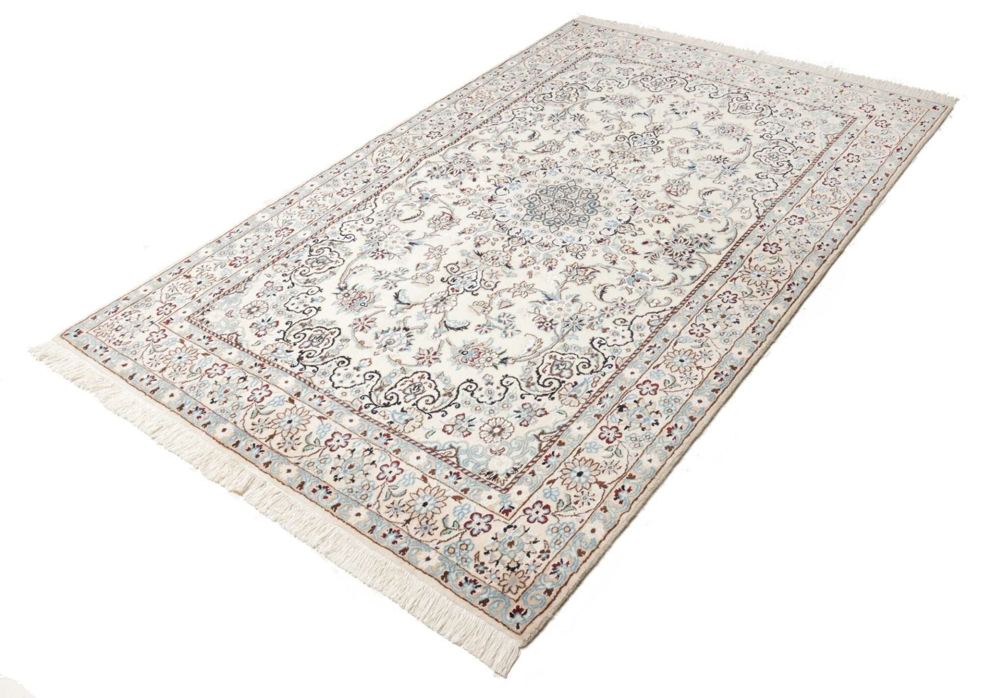 Alternative view of Hand-Knotted Nain Persian Rug, 143 × 225 cm, Wool