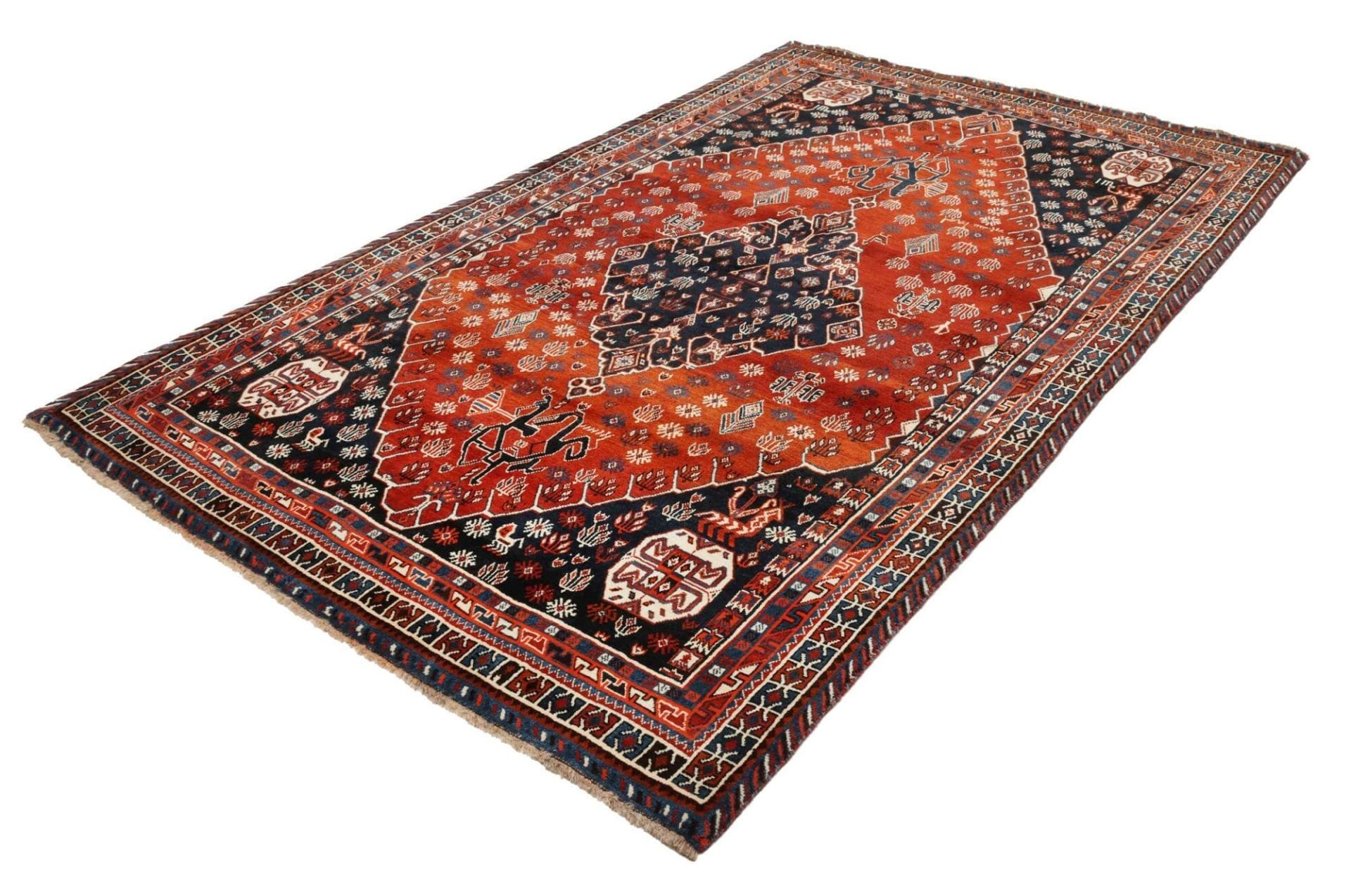 Alternative view of Wool Shiraz Persian Rug 173 × 272 cm, hand-knotted