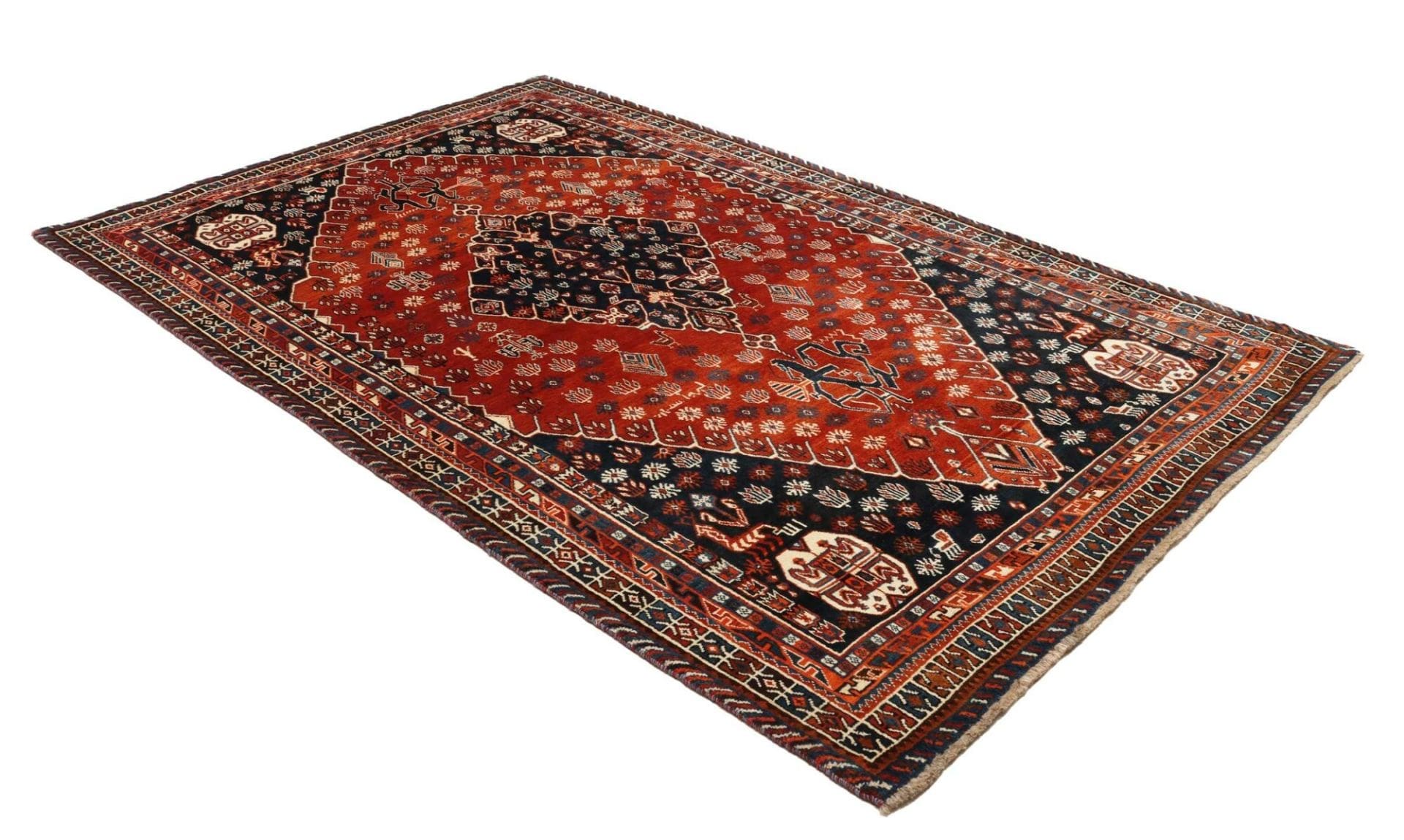 Wool Shiraz Persian Rug 173 × 272 cm, hand-knotted - Image 3