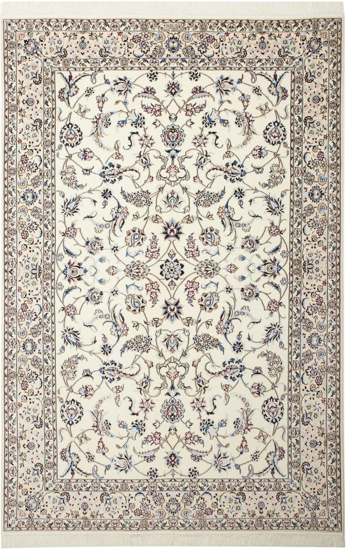 Nain Persian Rug 156 × 231 cm in Wool, hand-knotted