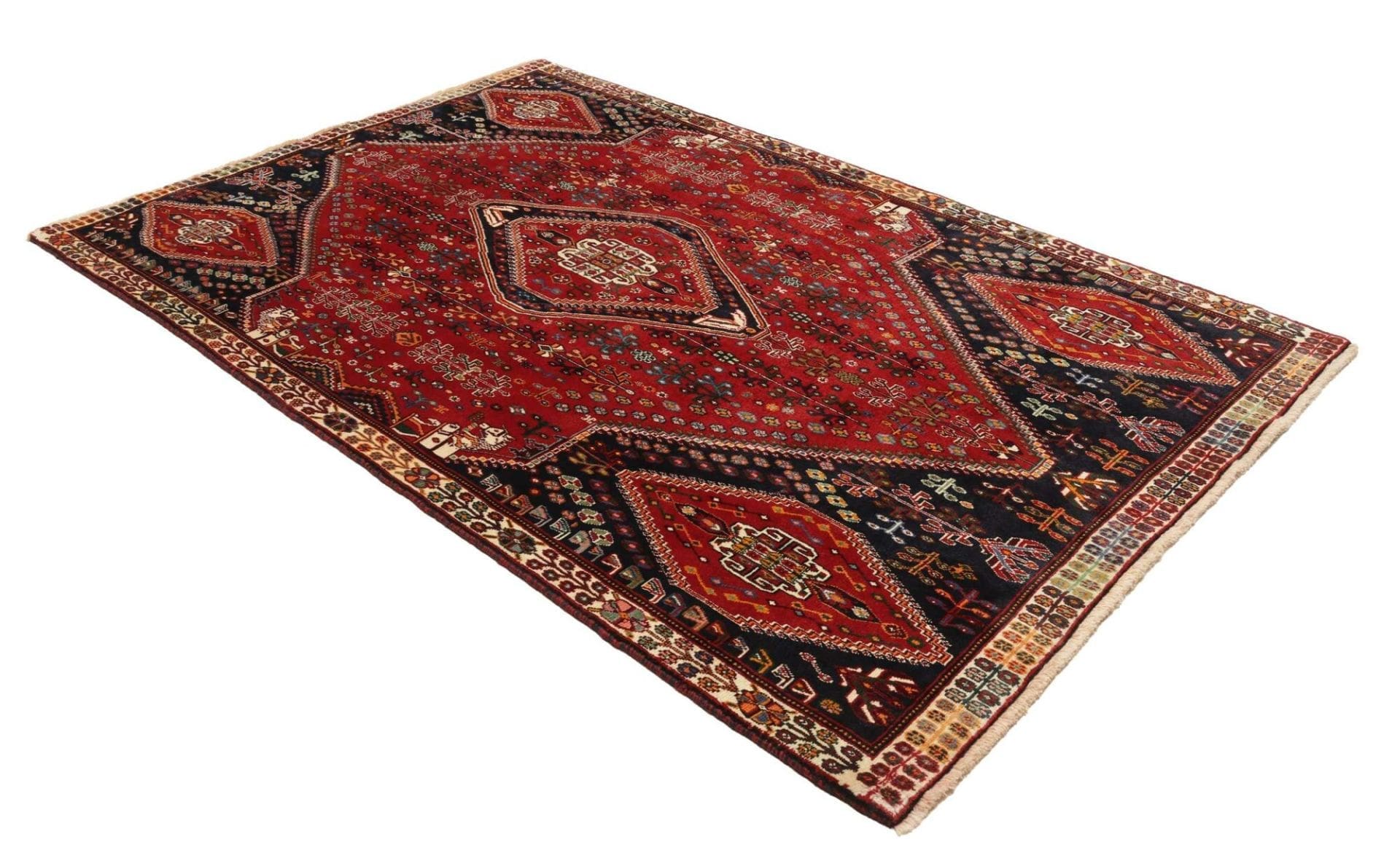 Qashqai Persian Rug 166 × 260 cm in Wool, hand-knotted - Image 3