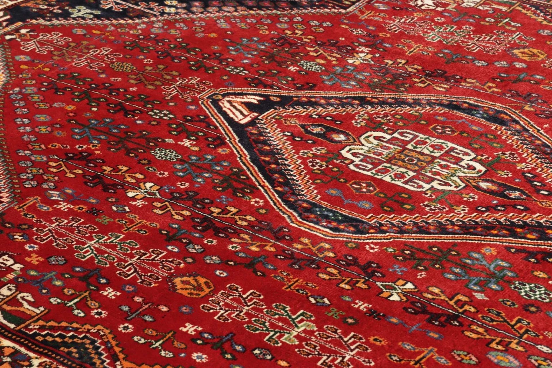 Qashqai Persian Rug 166 × 260 cm in Wool, hand-knotted - Image 7