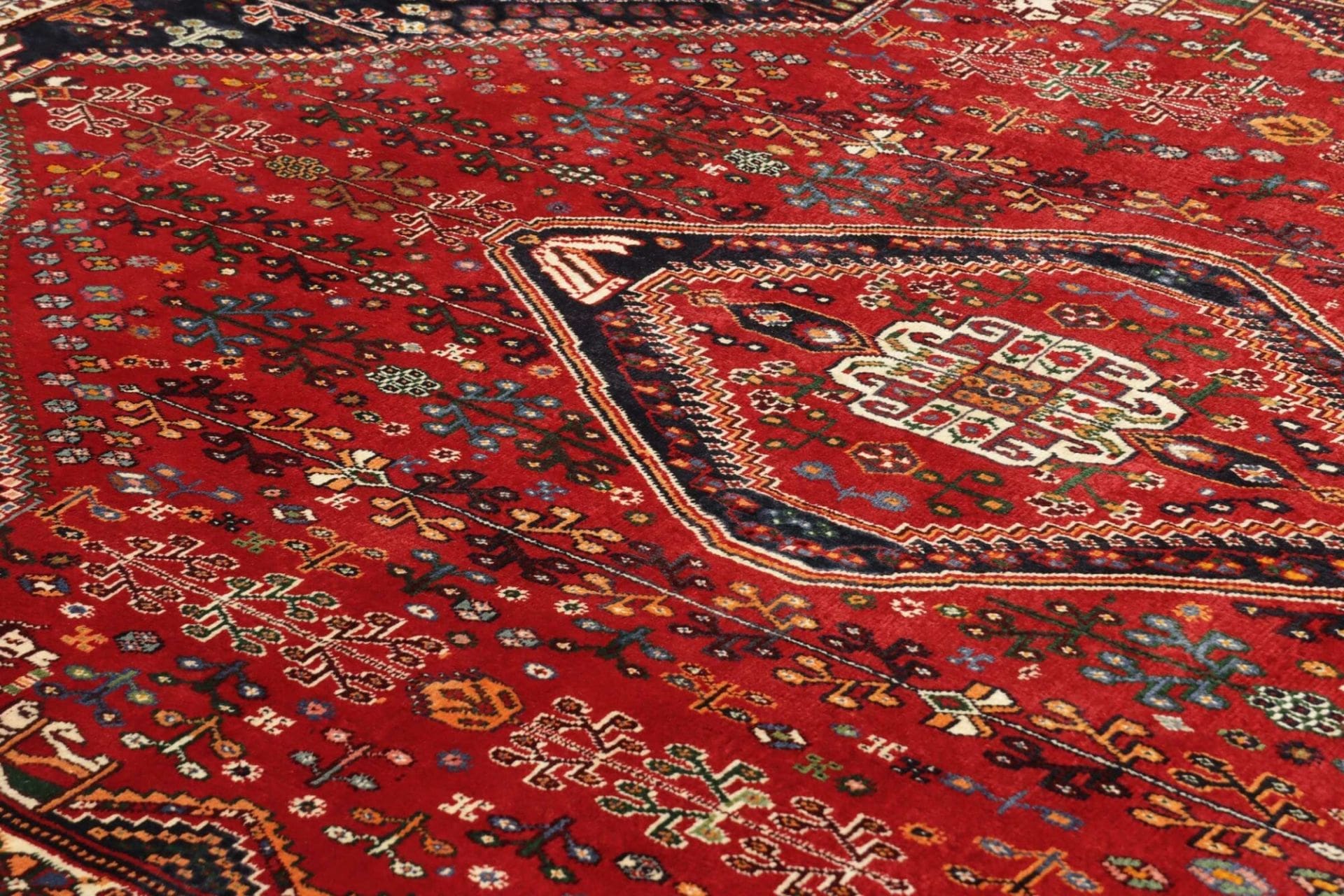 Qashqai Persian Rug 166 × 260 cm in Wool, hand-knotted - Image 8