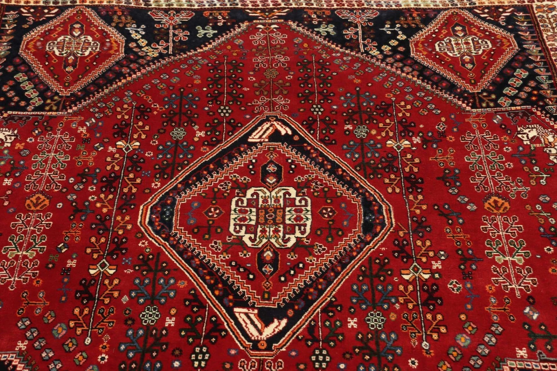 Qashqai Persian Rug 166 × 260 cm in Wool, hand-knotted - Image 9