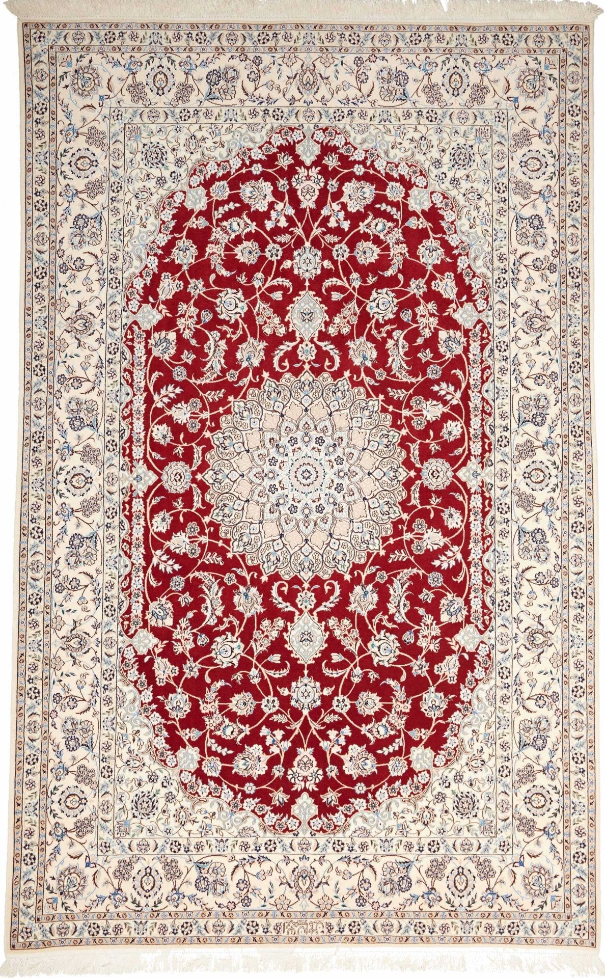 Wool Nain Persian Rug 155 × 241 cm, hand-knotted