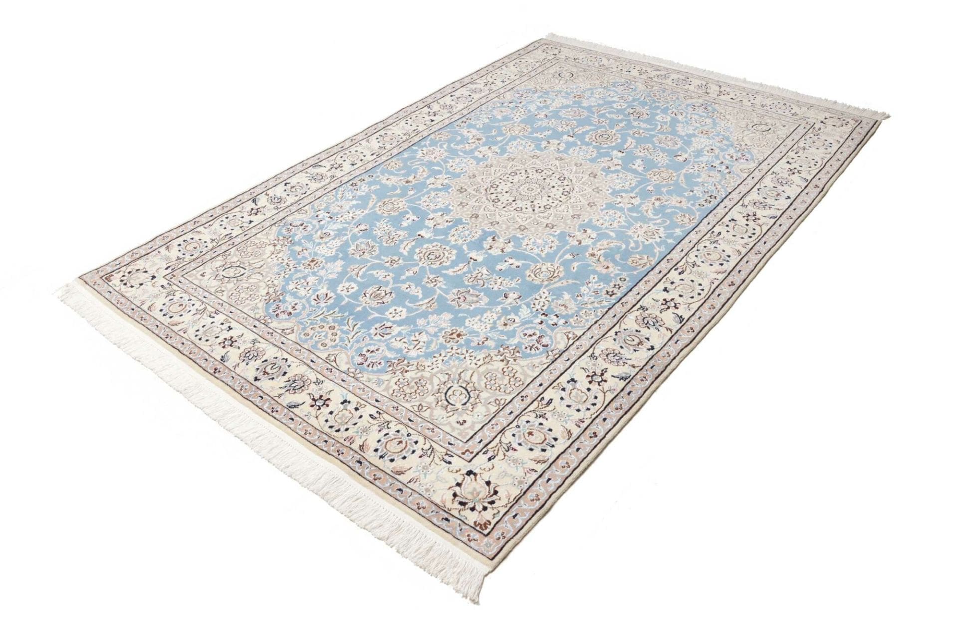 Alternative view of Hand-Knotted Nain Persian Rug, 156 × 233 cm, Wool
