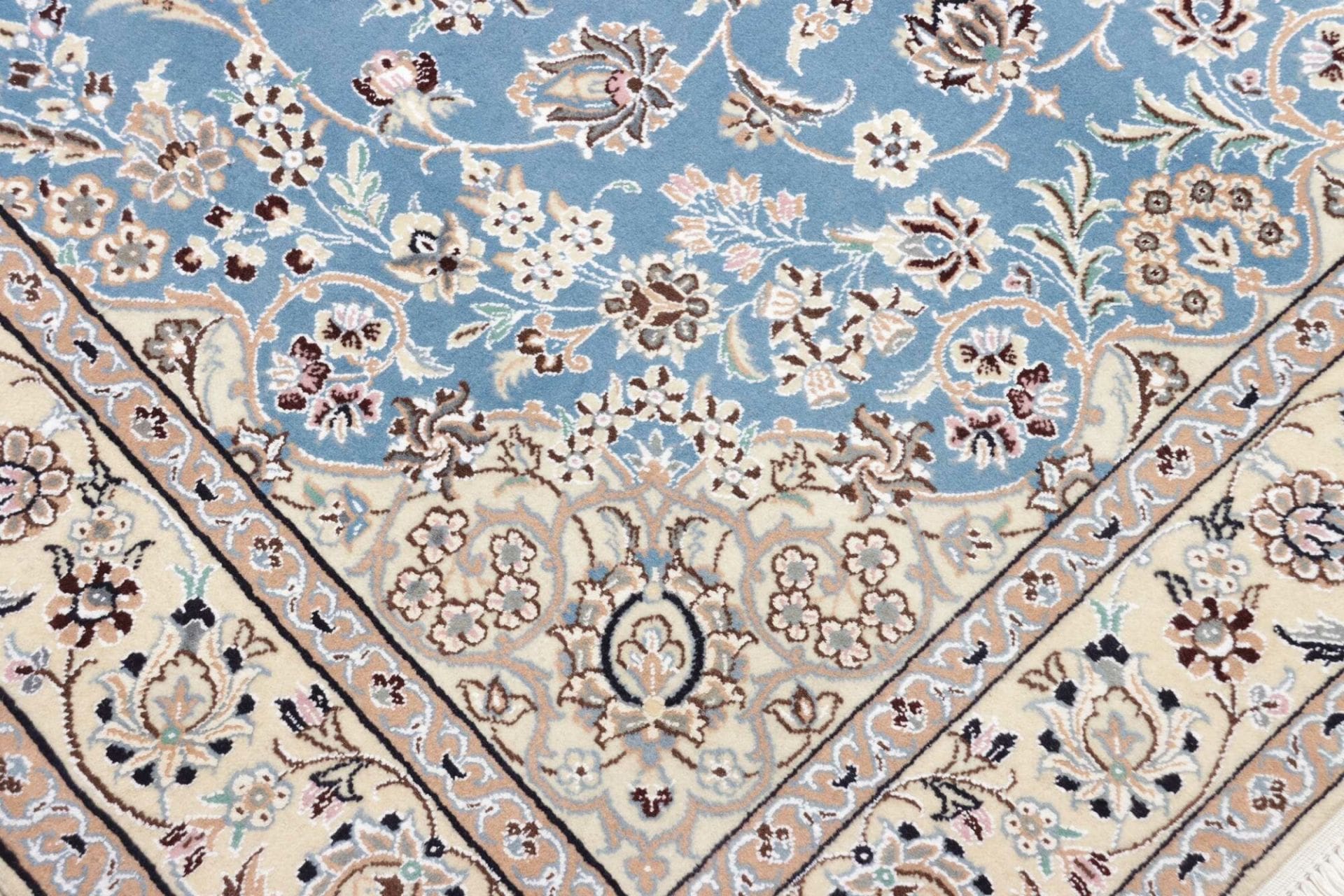 Hand-Knotted Nain Persian Rug, 156 × 233 cm, Wool - Image 6