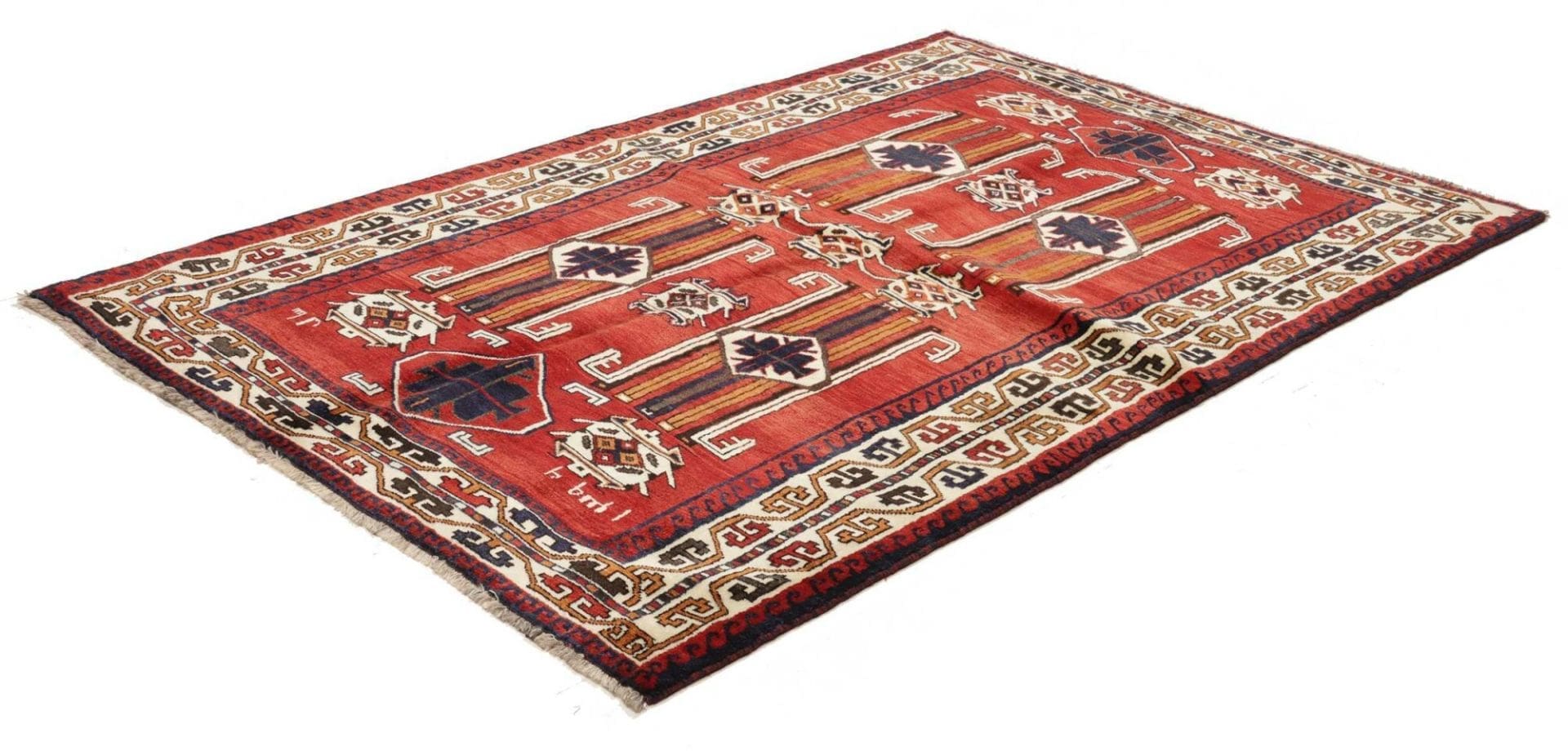 Alternative view of Loribaft Persian Rug 173 × 255 cm in Wool, hand-knotted