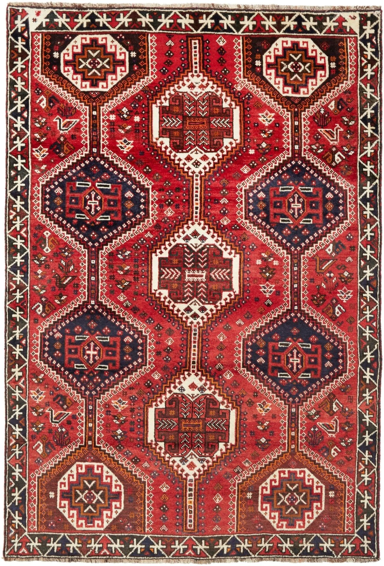 Qashqai Persian Rug 160 × 230 cm in Wool, hand-knotted