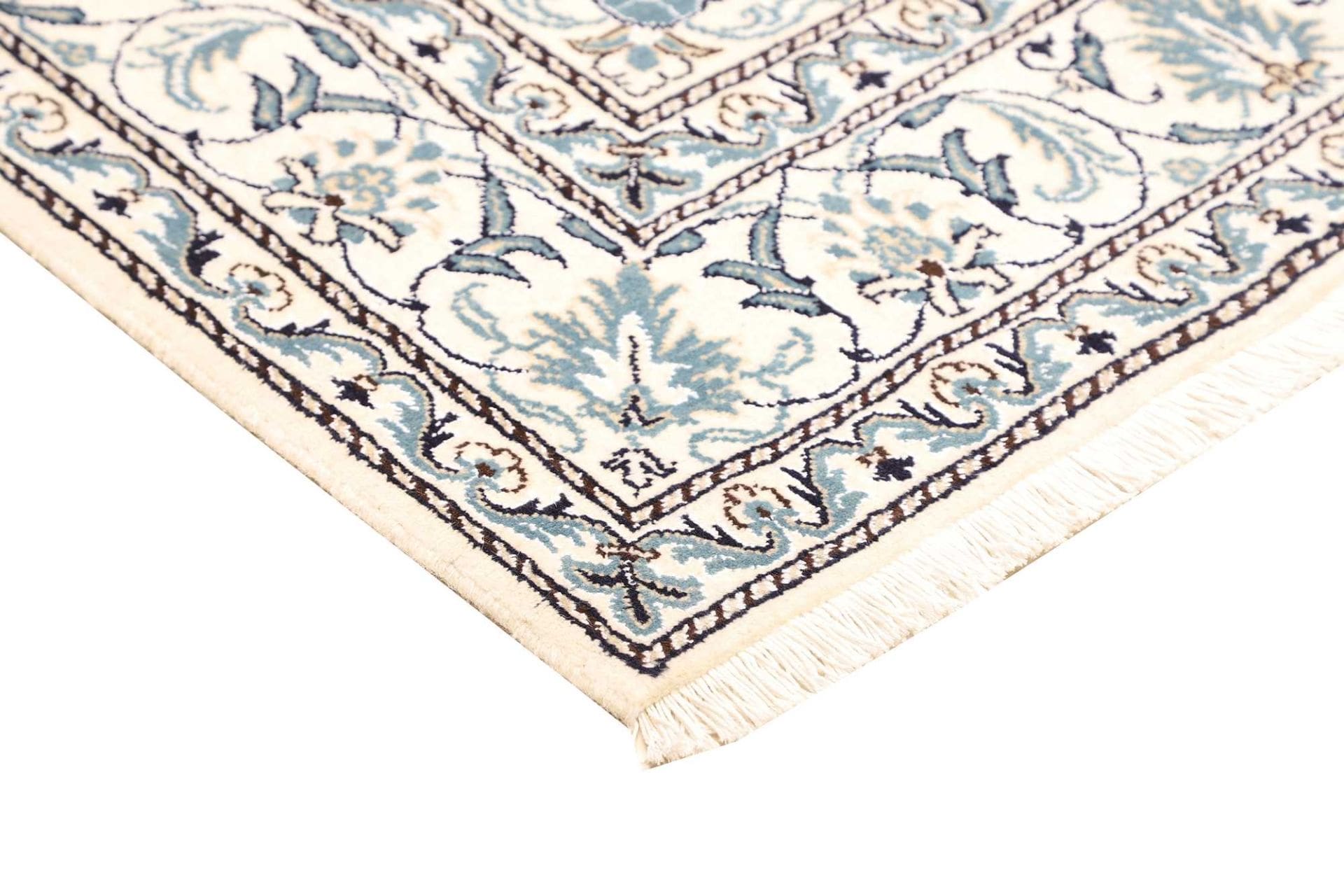 Hand-Knotted Nain Persian Rug, 153 × 215 cm, Wool - Image 5