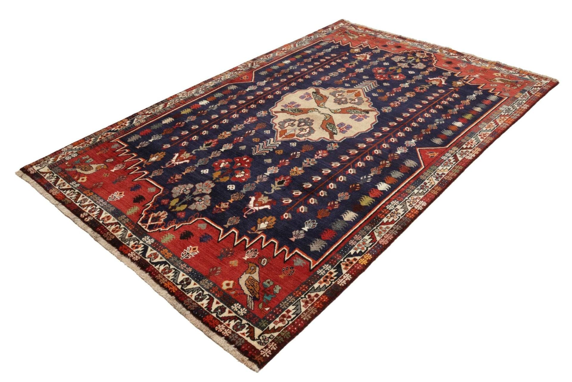 Alternative view of Wool Qashqai Persian Rug 170 × 252 cm, hand-knotted