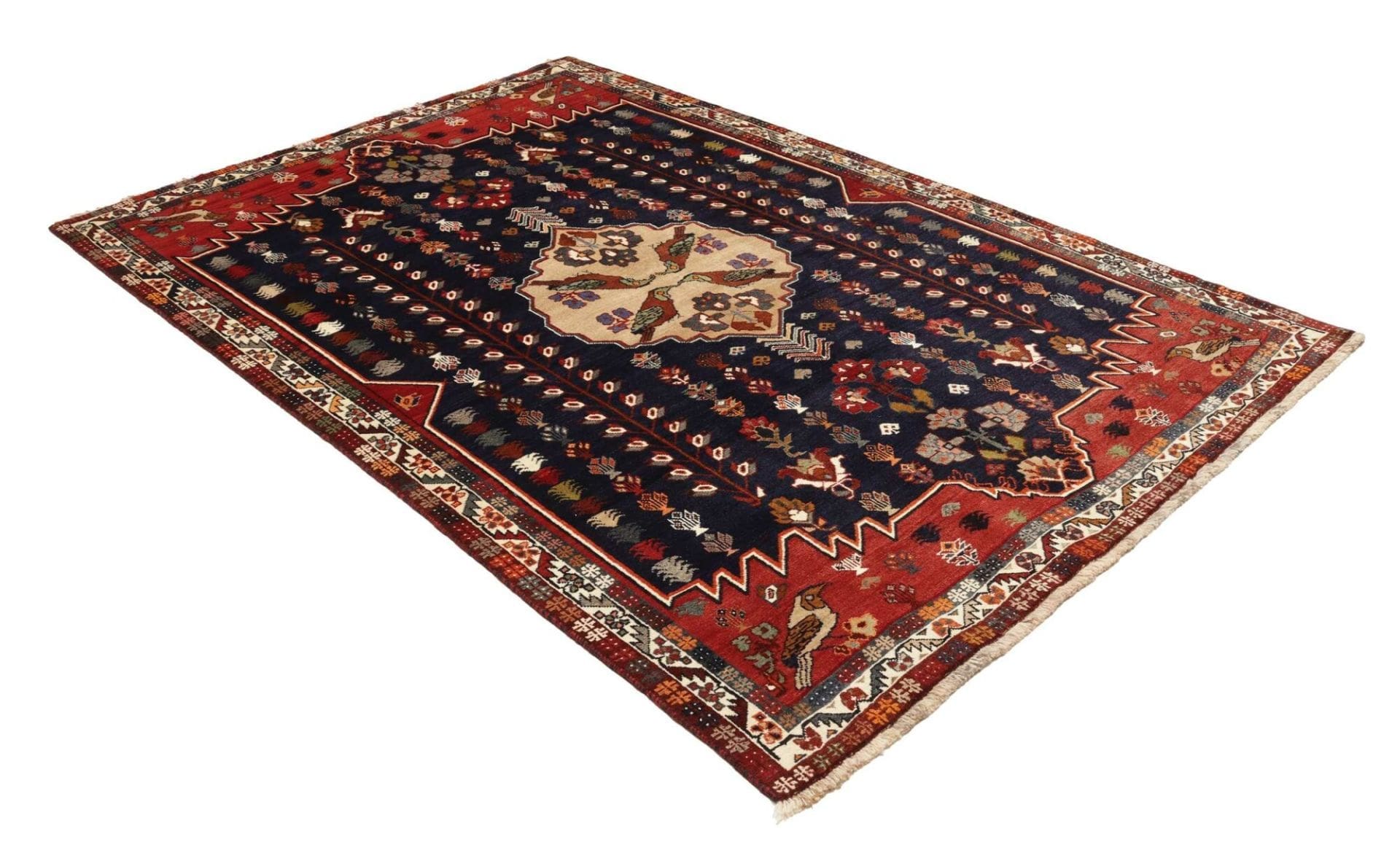 Wool Qashqai Persian Rug 170 × 252 cm, hand-knotted - Image 3